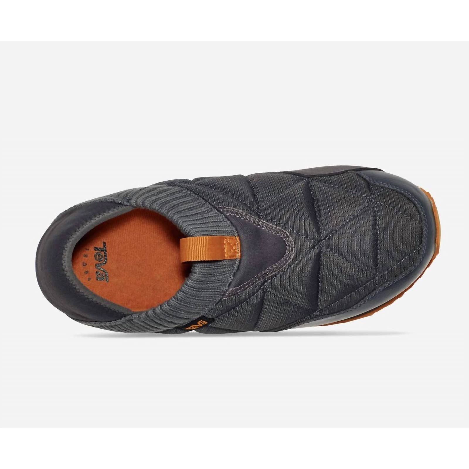 Teva ReEMBER Moccasin For Kids - Recycled Ripstop Upper, Quilted Slip-On, Water-Resistant
