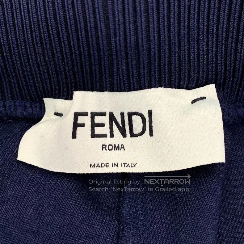 Fendi Fendi 2022 Logo Side Cuffed Casual Trousers. Size US 38 / EU 54 - 5 Thumbnail