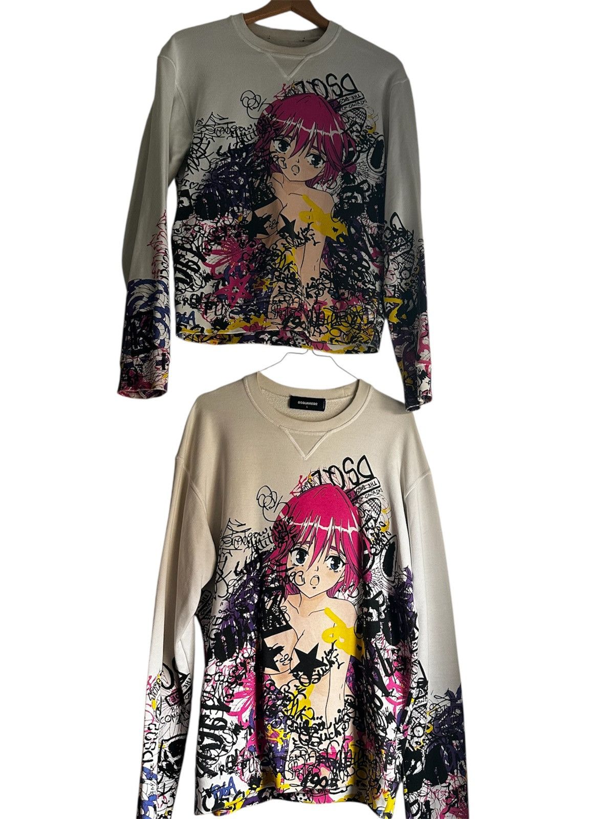 Dsquared2 Dsquared2 FW16 Manga Sweatshirt Size US L / EU 52-54 / 3 - 8 Thumbnail