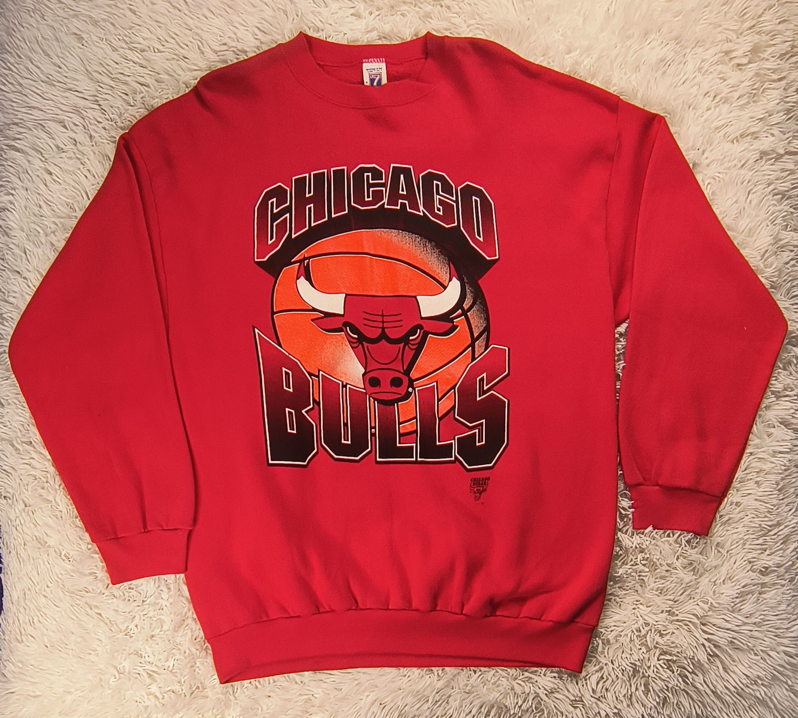 Logo 7 Vintage NBA Chicago bulls crewneck sweatshirt Size US XXL / EU 58 / 5 - 2 Thumbnail
