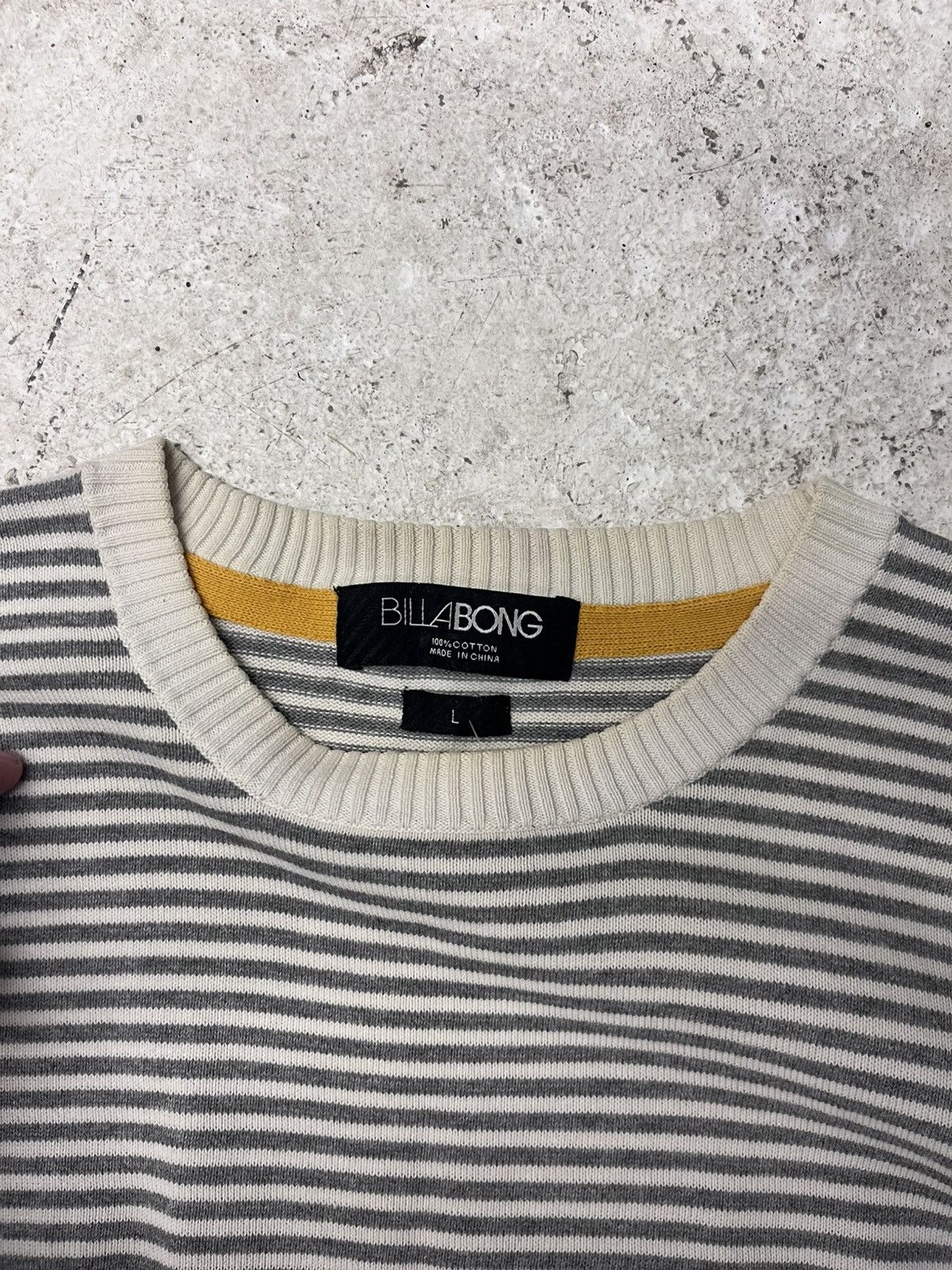 Billabong Vintage/ y2k striped billabong sweater Size US L / EU 52-54 / 3 - 3 Thumbnail