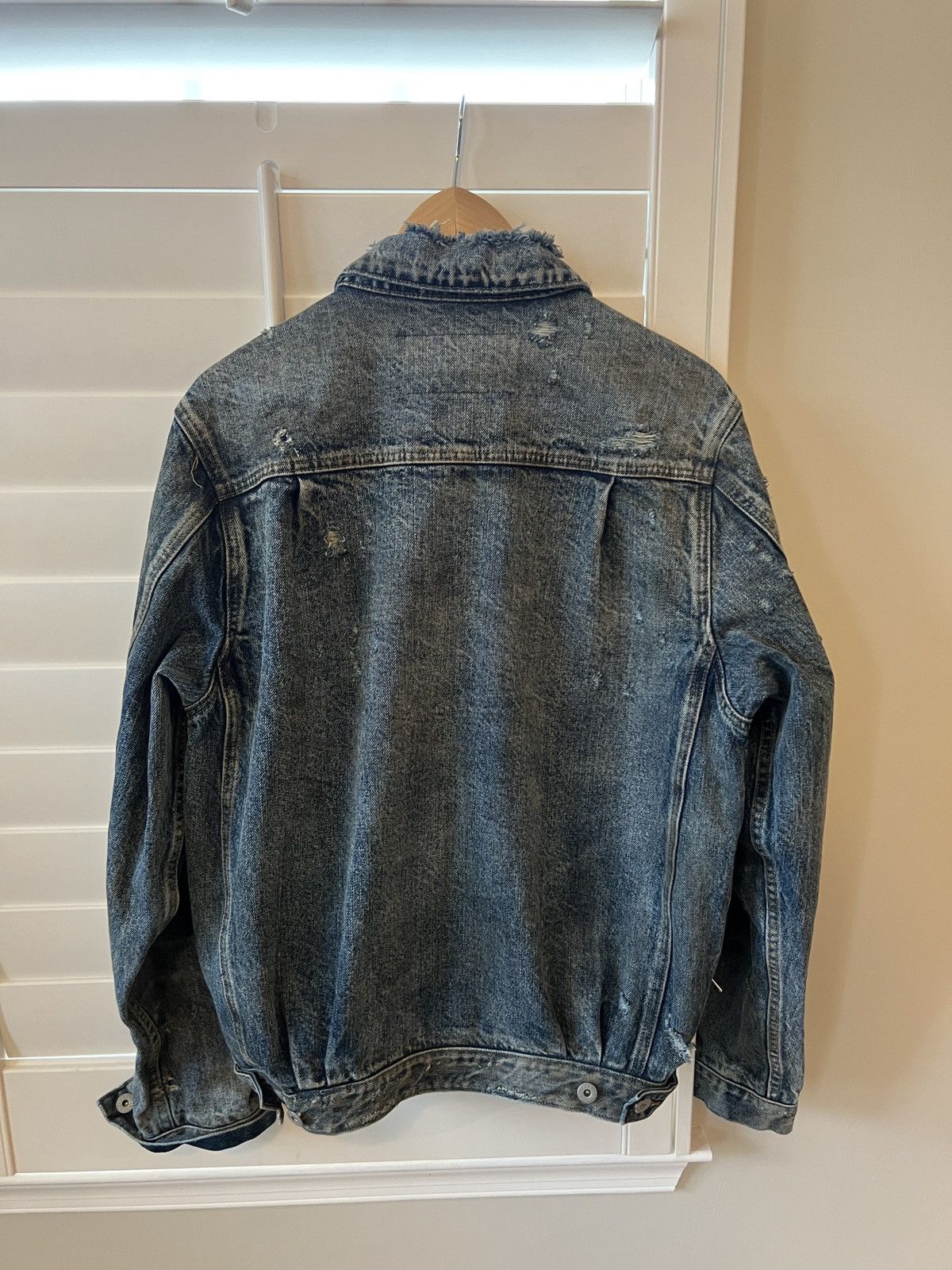 No Faith Studios No Faith Studios Japanese Dust Selvedge Trucker Jacket Size US S / EU 44-46 / 1 - 8 Thumbnail