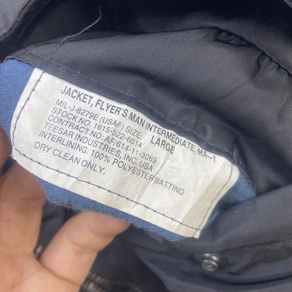 Vintage Vintage Teesar Industries MA-1 Flight Bomber Jacket Size US L / EU 52-54 / 3 - 21 Thumbnail