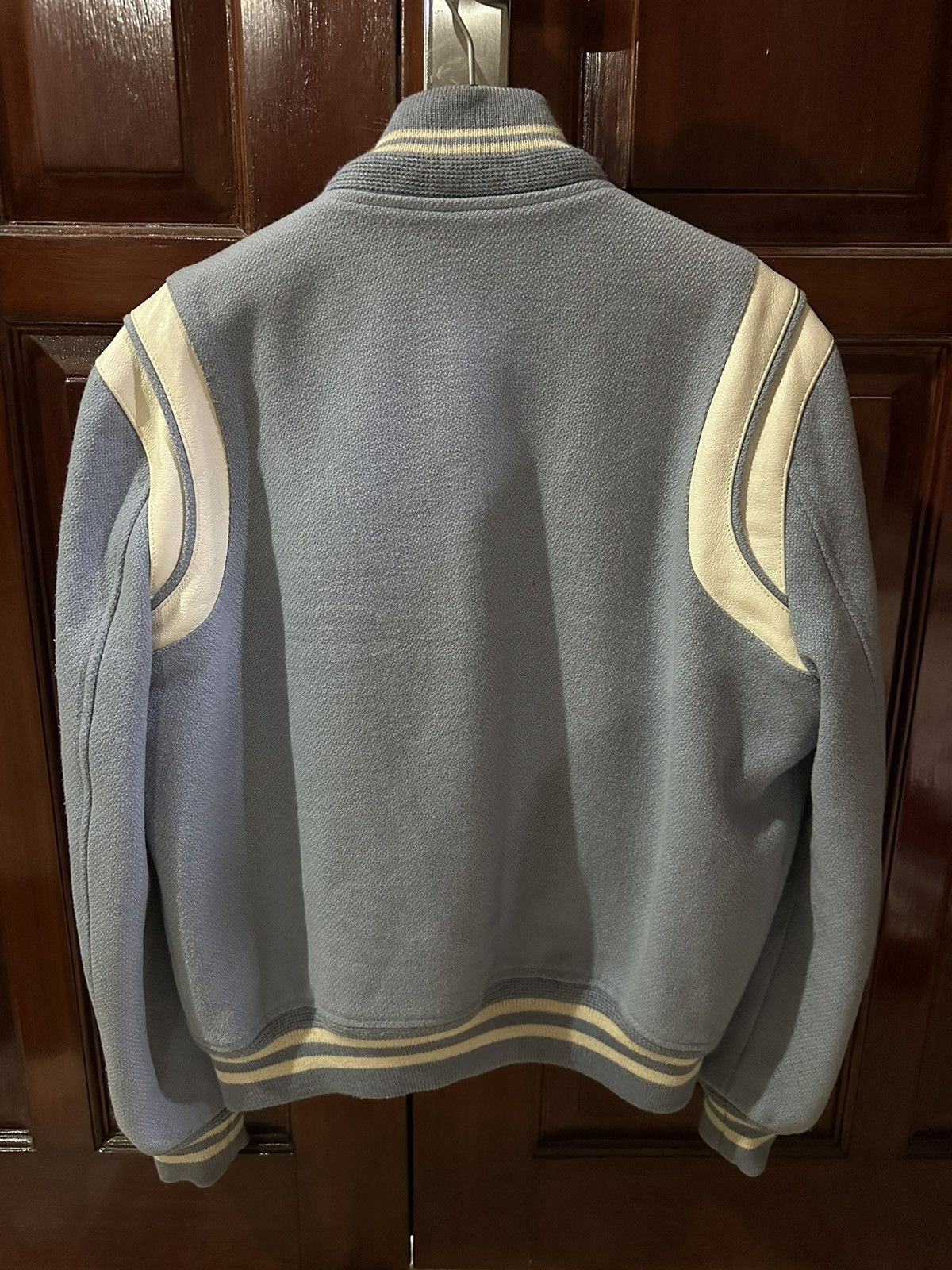 Saint Laurent Paris Saint Laurent Teddy Jacket in Baby Blue