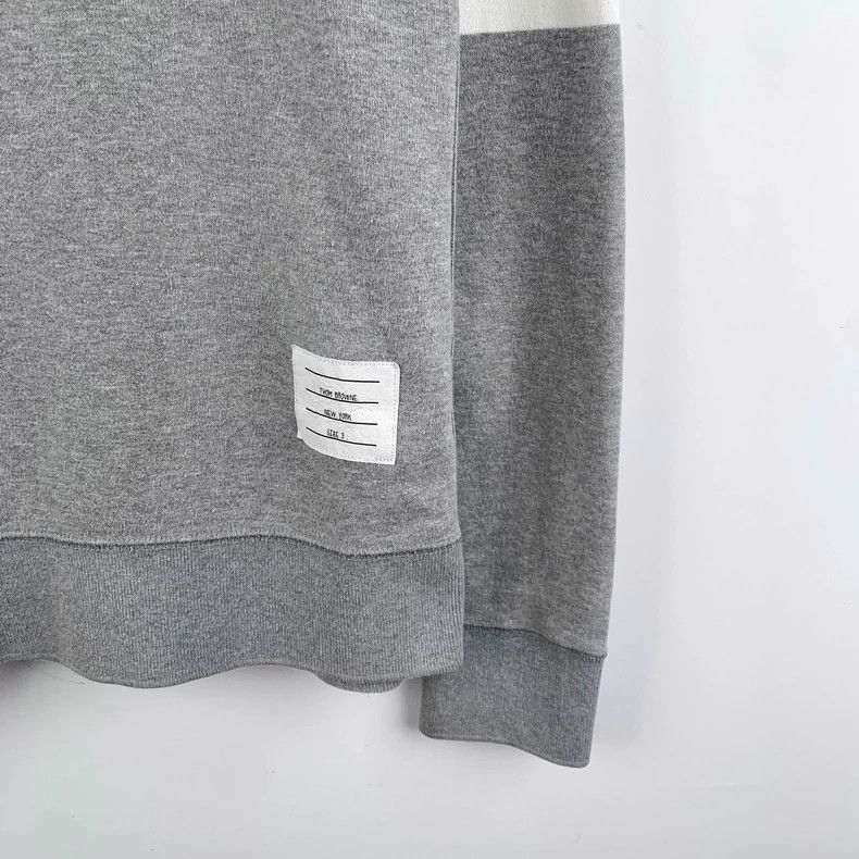Thom Browne Thom Browne size3 Cotton round neck long sleeve hoodie Size US L / EU 52-54 / 3 - 4 Thumbnail