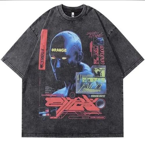Individualized Shirts Japan Android Vintage Design Graphic Tees Size US XL / EU 56 / 4 - 1 Thumbnail