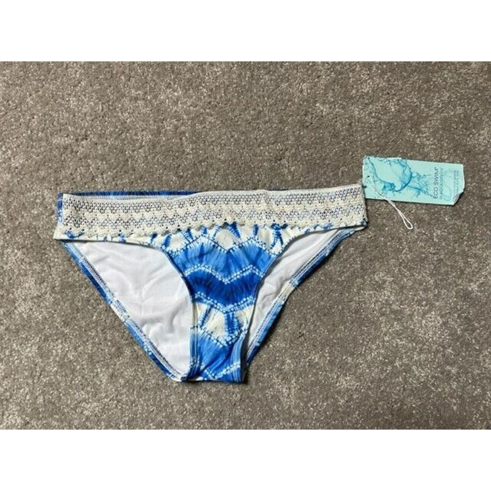 Other Eco Swim by Aqua Green Bikini Swim Bottom Womens 6 Tie Dye Size M / US 6-8 / IT 42-44 - 1 Thumbnail