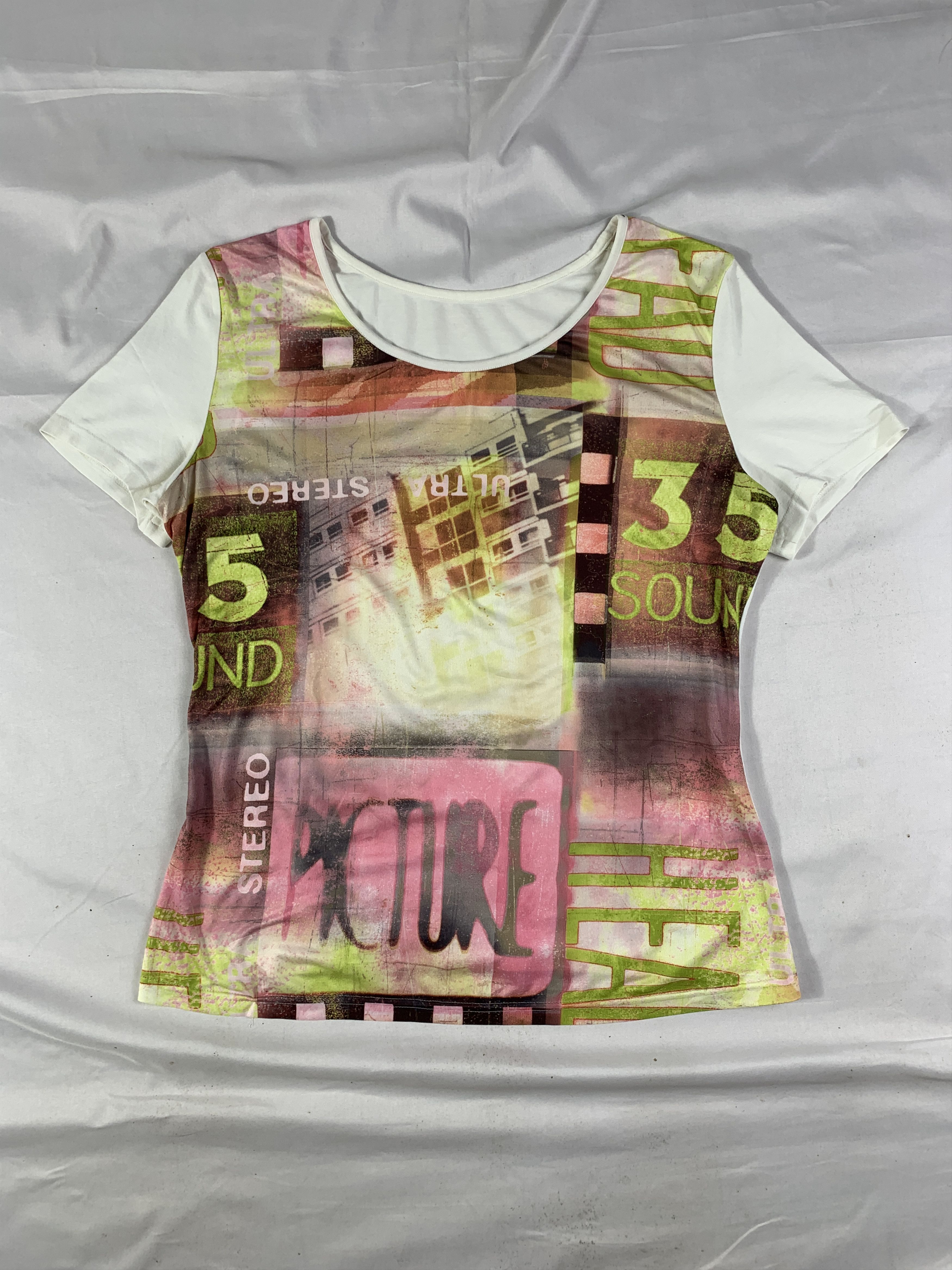 2000s Passione Japan Printed Top (M)