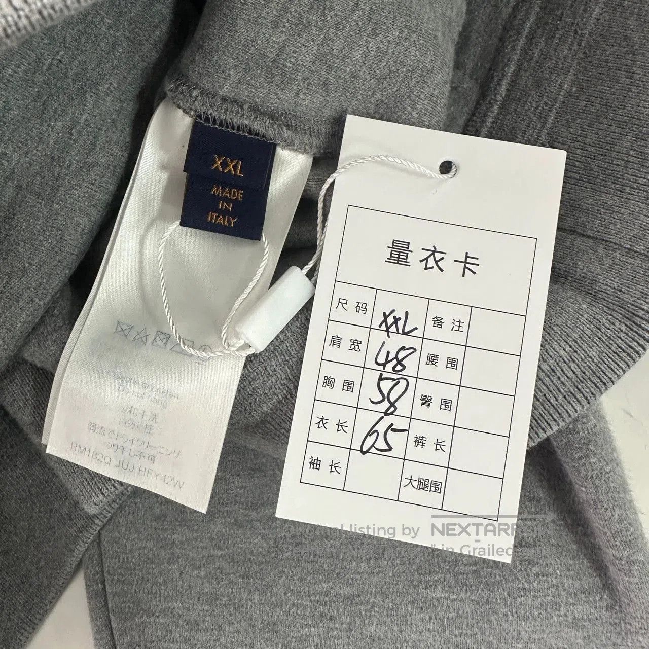 Louis Vuitton gray zip-up hooded jacket by louis vuitton. Size US XXL / EU 58 / 5 - 3 Thumbnail