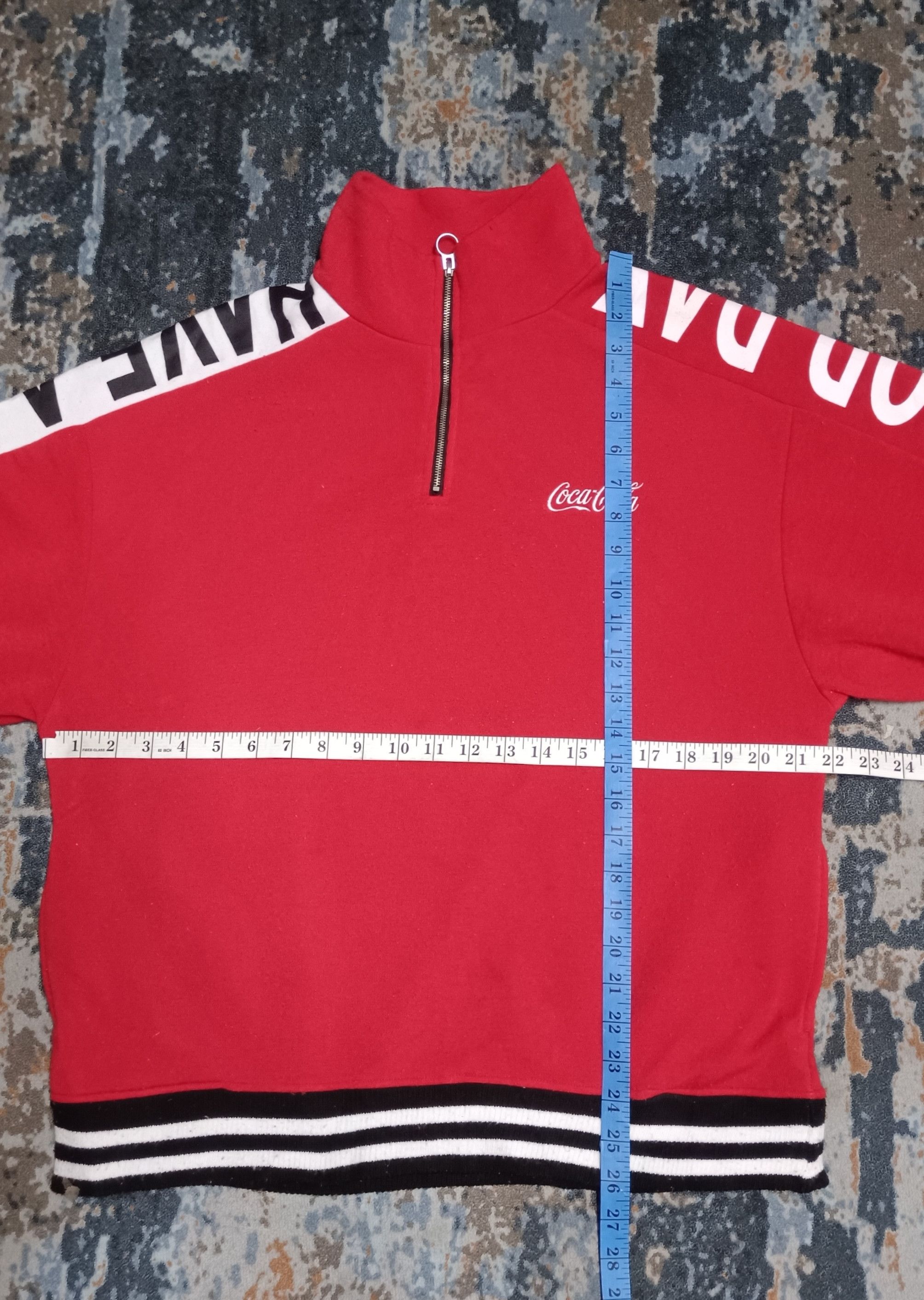 Coca Cola Coca Cola " Have A Good Day" Half Zipper Jacket Size US L / EU 52-54 / 3 - 14 Thumbnail