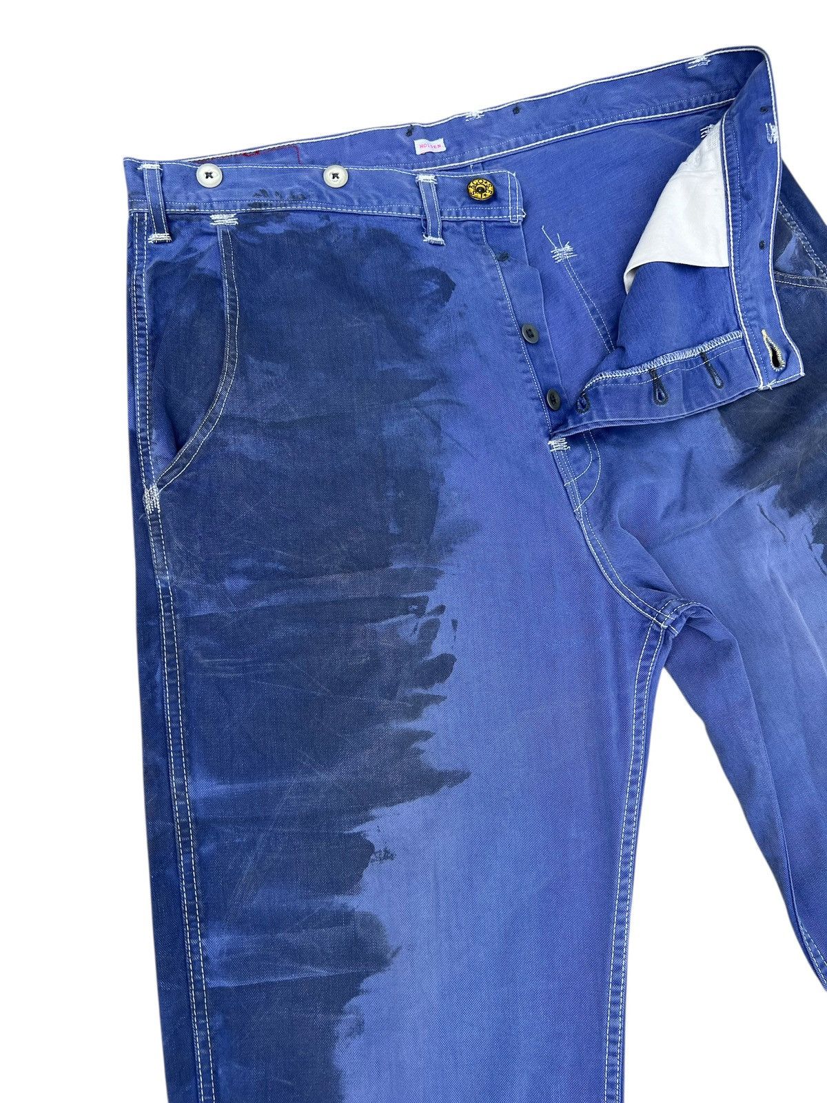 Levi's Archive 2003 Levi’s Red HOLDEN Waxed Stains Cotton Work Pant Size US 34 / EU 50 - 8 Thumbnail