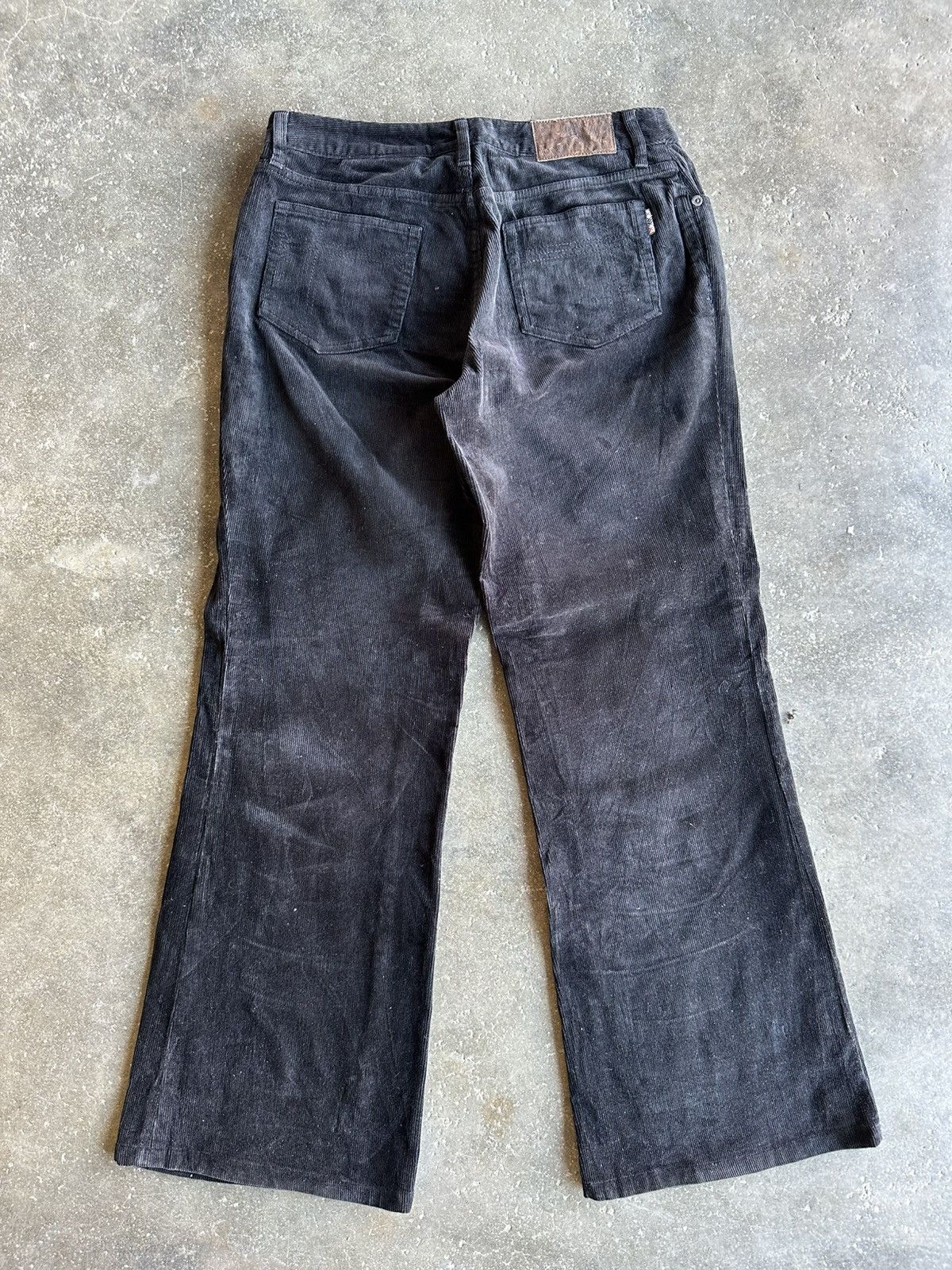 Burberry BURBERRY NOVA CHECK CORDUROY BLACK PANTS W28 Size US 28 / EU 44 - 10 Thumbnail