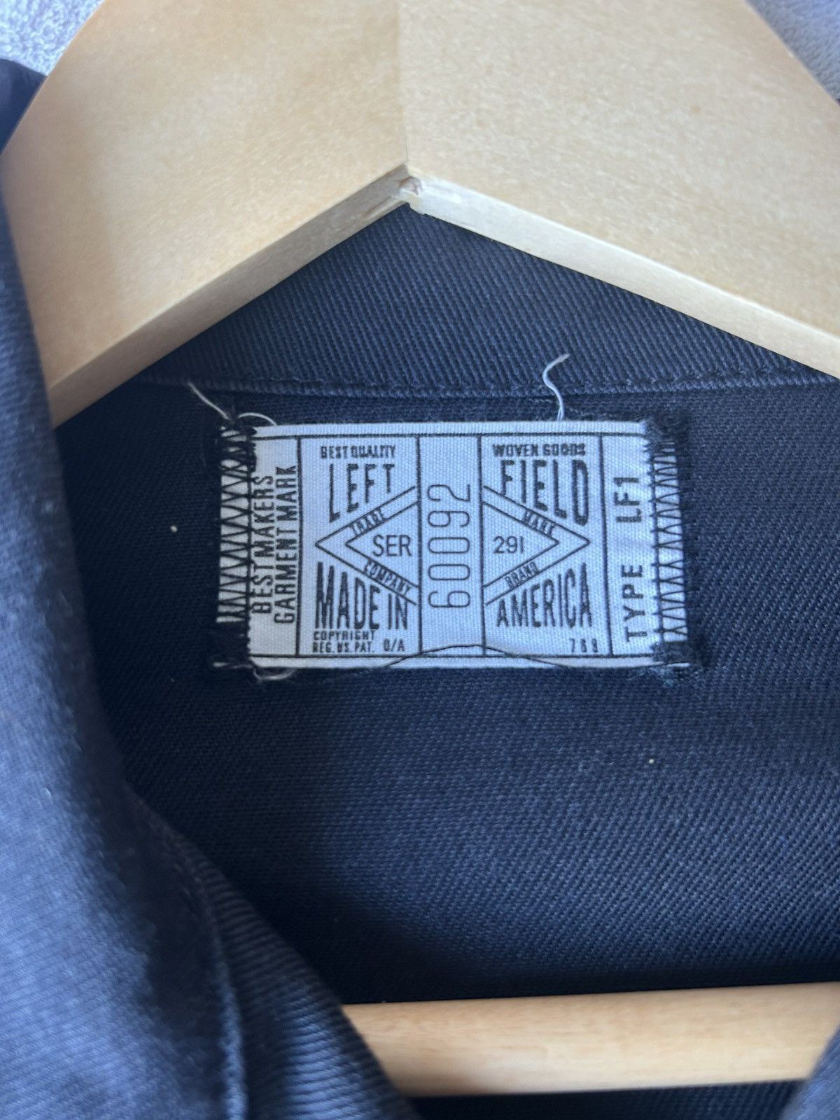 Left Field Nyc Left field NYC Garage Jacket - Black 9 oz Twill Size US S / EU 44-46 / 1 - 2 Thumbnail