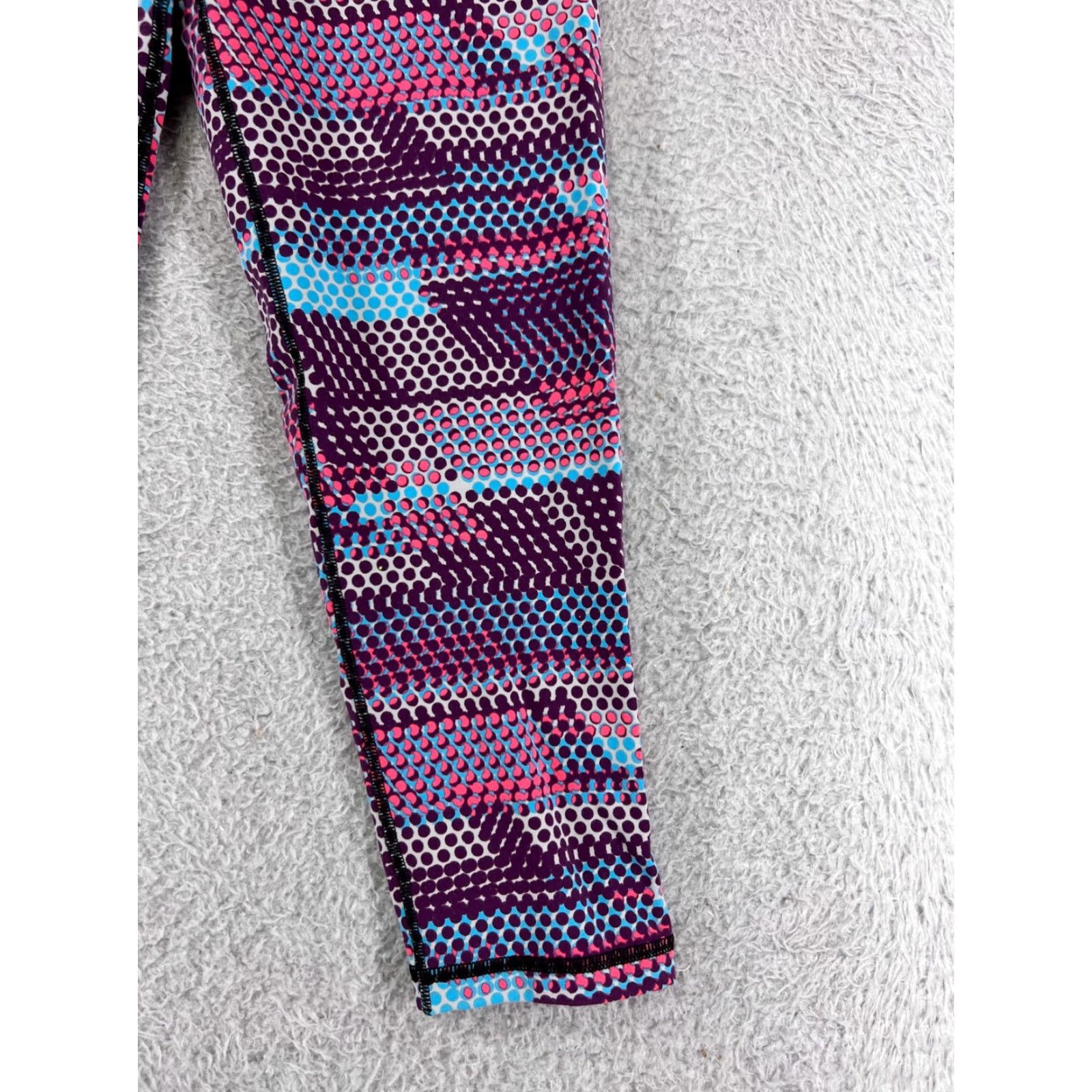Victoria's Secret Victoria's Secret Leggings Womens S Purple VSX Nylon Blend Stretch Size 28" / US 6 / IT 42 - 4 Thumbnail