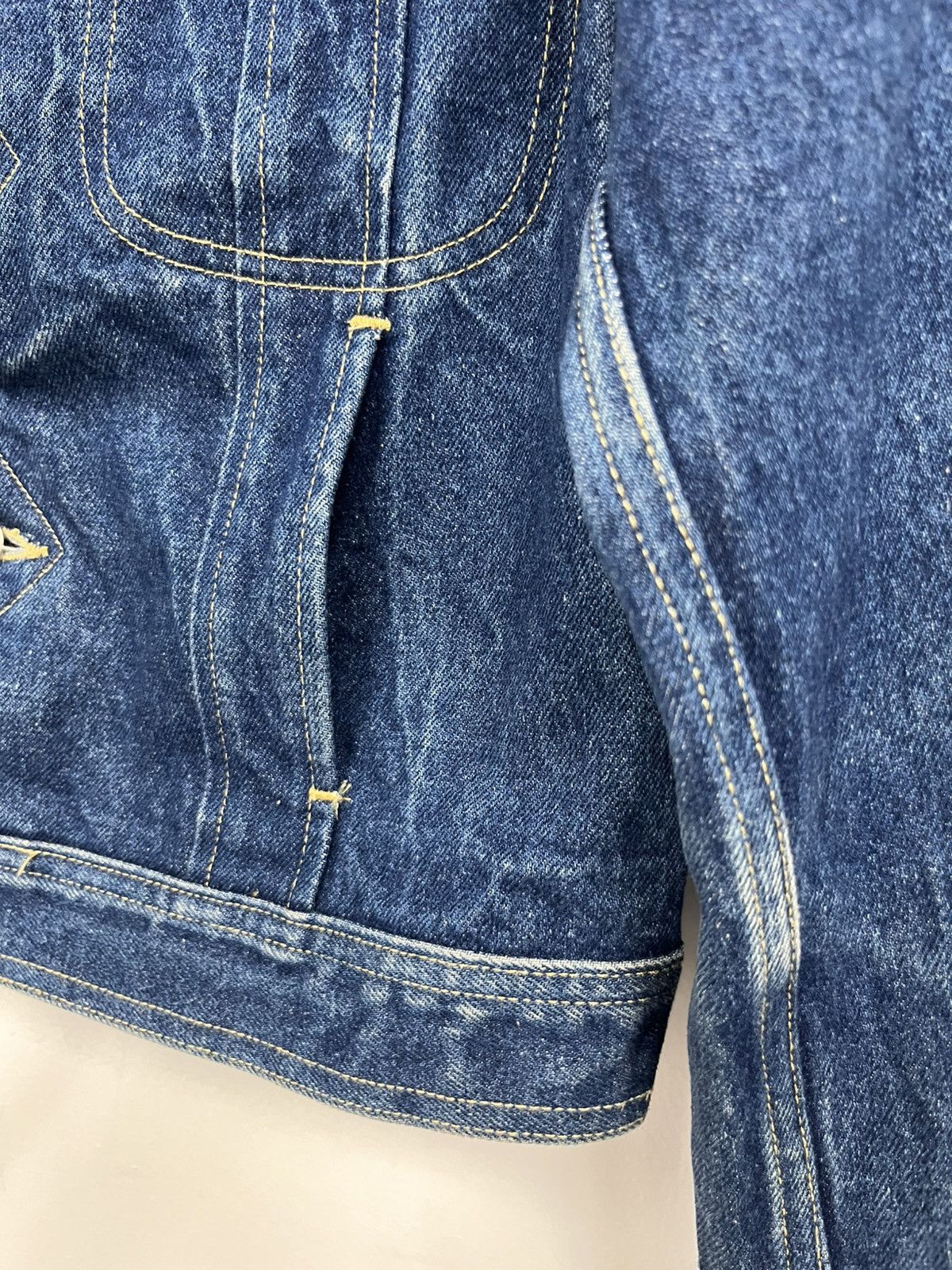 agnes b. Vintage Agnes B Trucker Denim Jacket Size S / US 4 / IT 40 - 10 Thumbnail