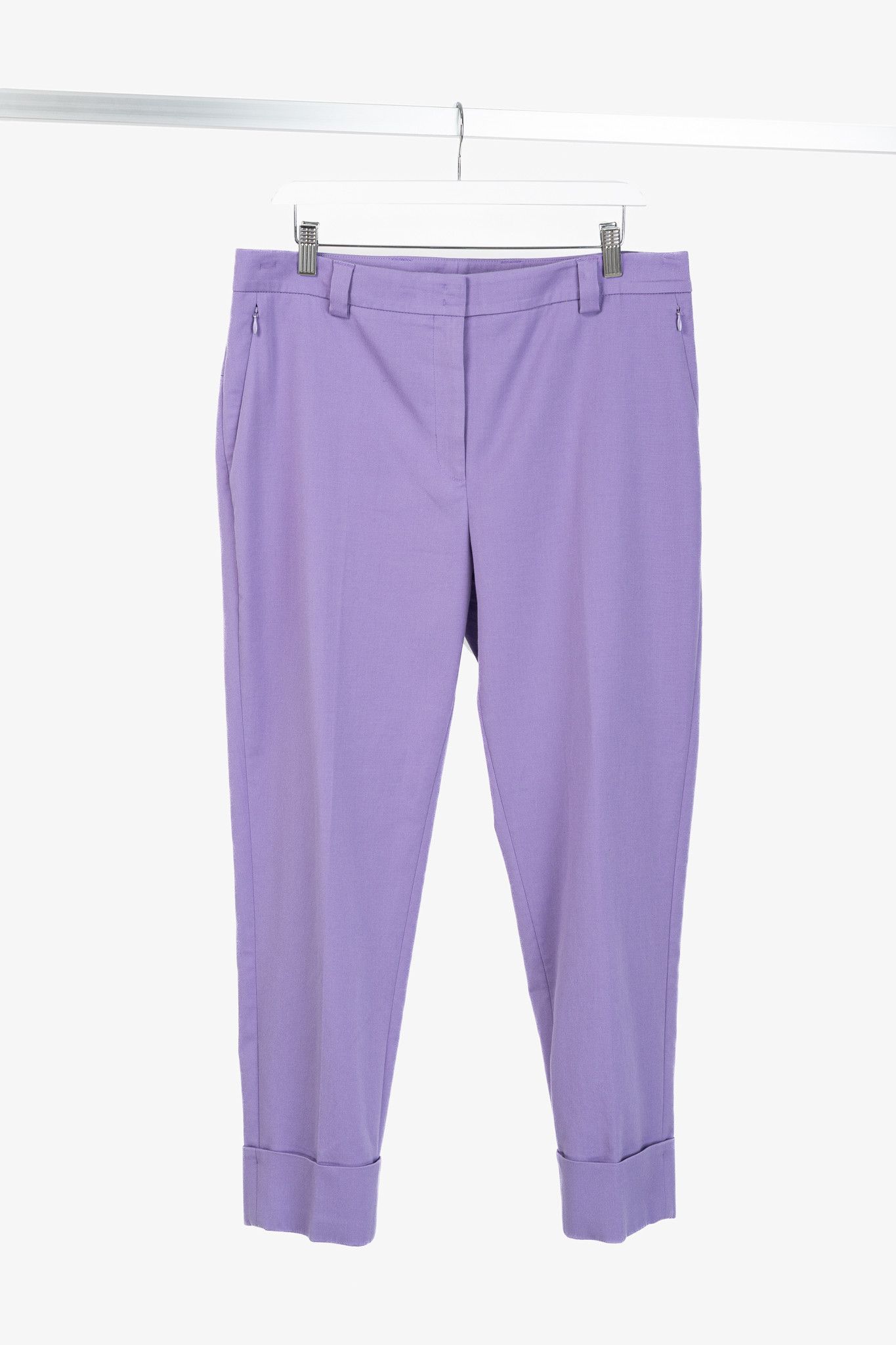 Akris Akris Maxima Cotton & Silk Cropped Straight-Leg Pants Size 32" / US 10 / IT 46 - 1 Thumbnail
