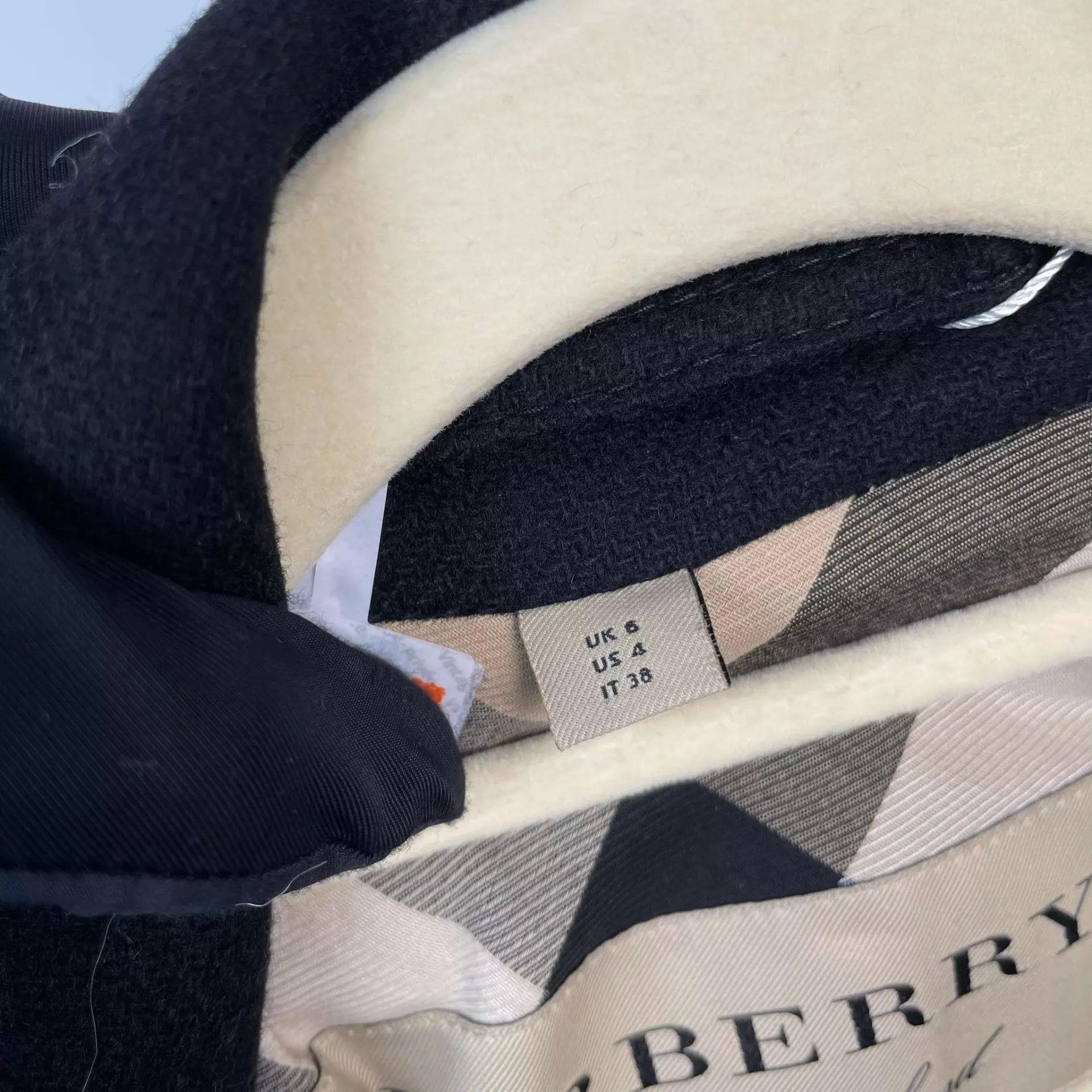Burberry Burberry 6 Black Wool Coat Size XS / US 0-2 / IT 36-38 - 5 Thumbnail