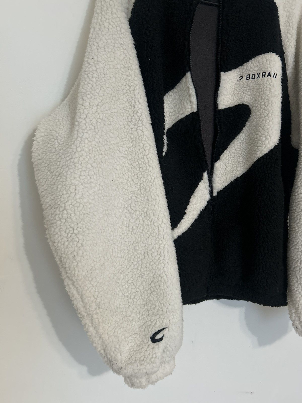 Other Streetwear Boxeaw black and white Sherpa jacket Size US L / EU 52-54 / 3 - 3 Thumbnail