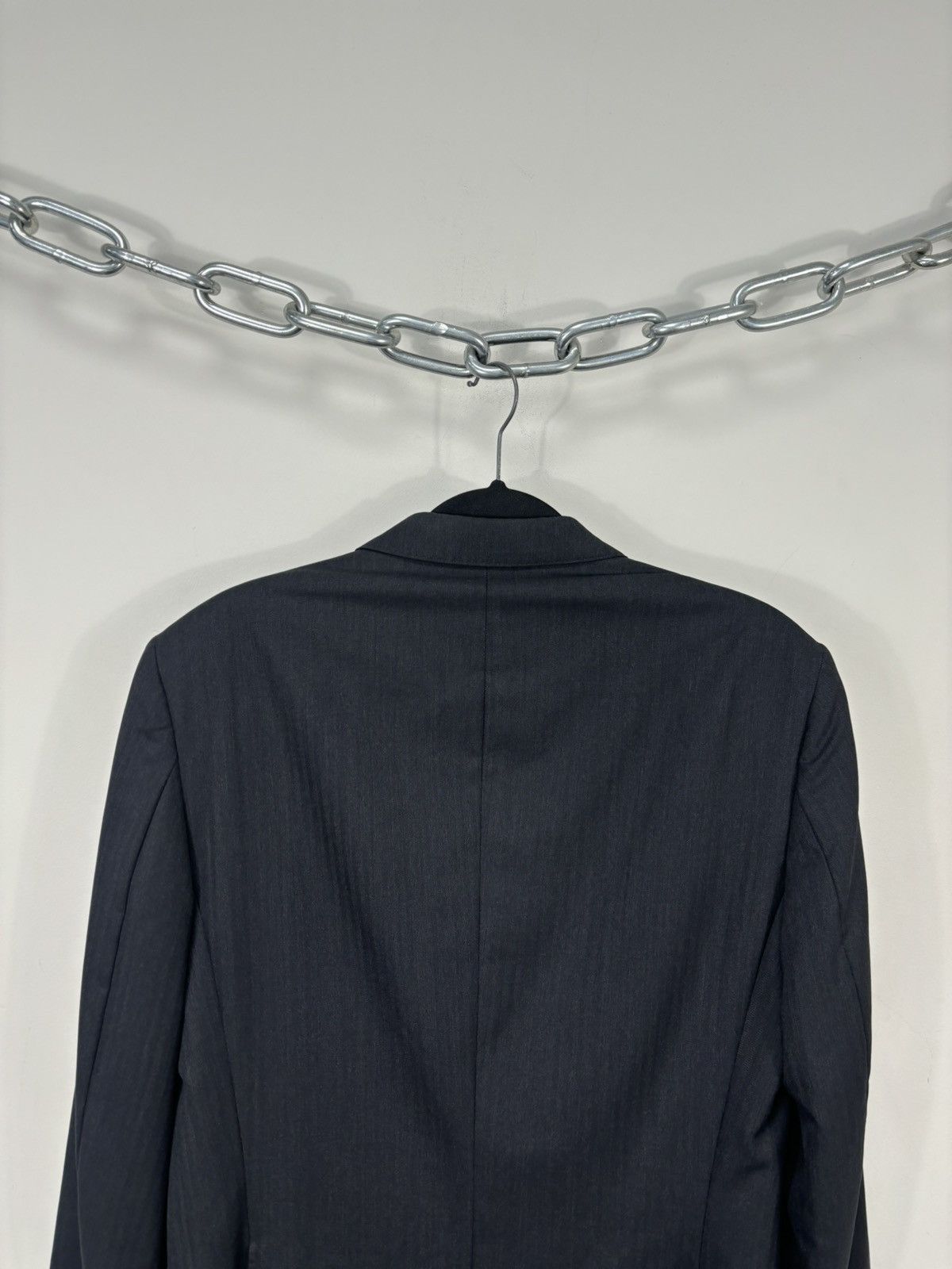 SCABAL Scabal Savile Row MTM Gray Formal 130s Wool Blazer Jacket Size 48R - 18 Thumbnail