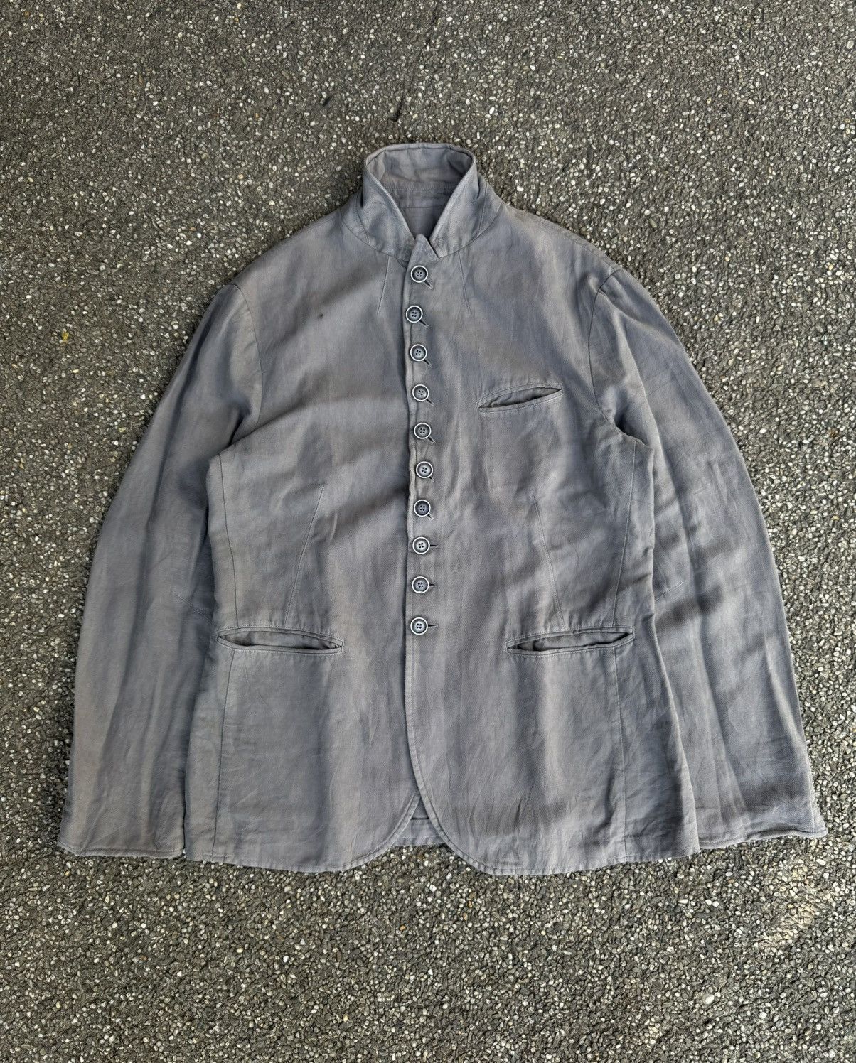 John Varvatos John Varvatos Woodward Multi-button Linen Blazer Size 44R - 1 Thumbnail