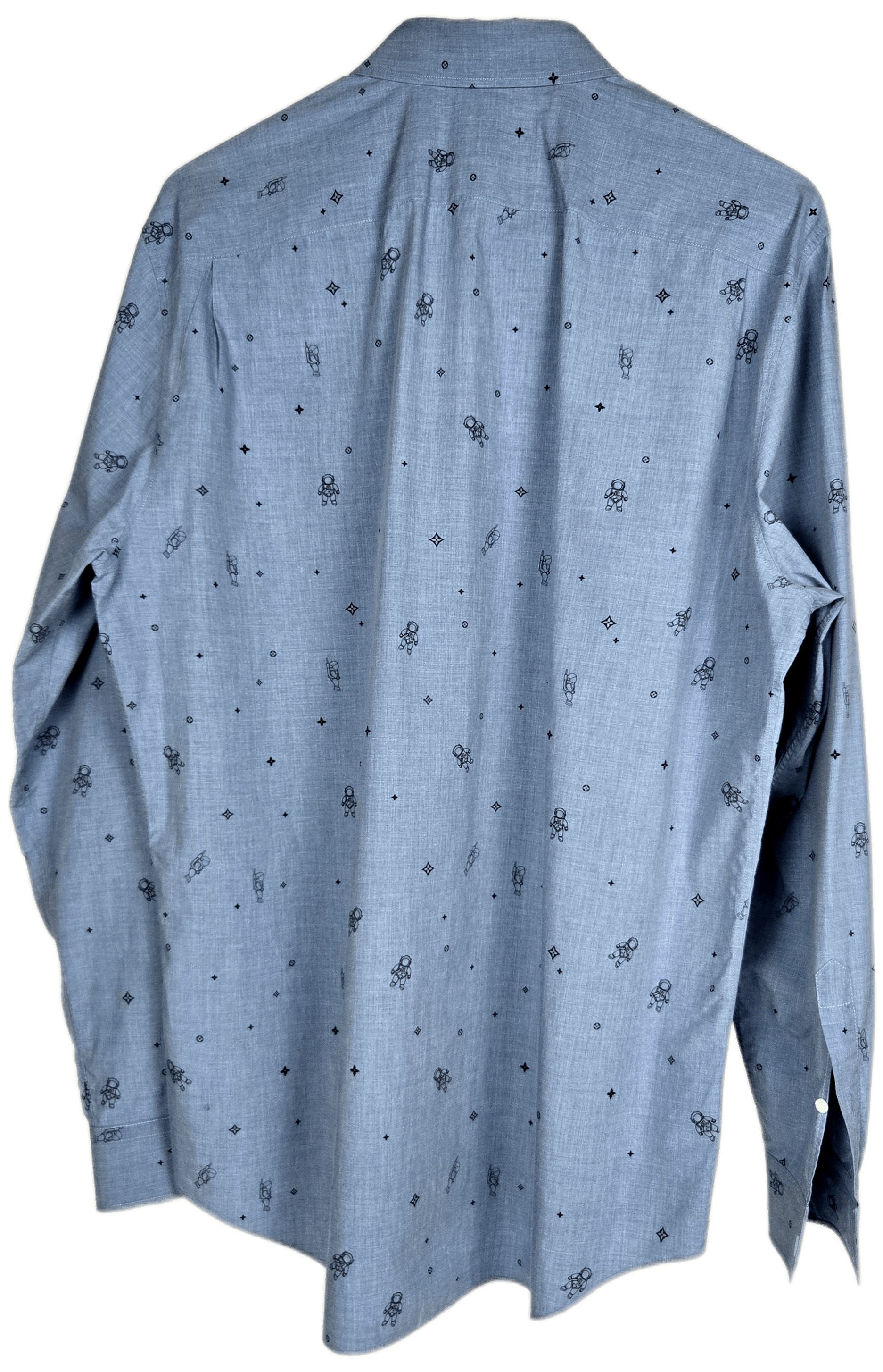 Louis Vuitton Louis Vuitton Astronaut Print Button Down Shirt XXL Size US XXL / EU 58 / 5 - 2 Thumbnail
