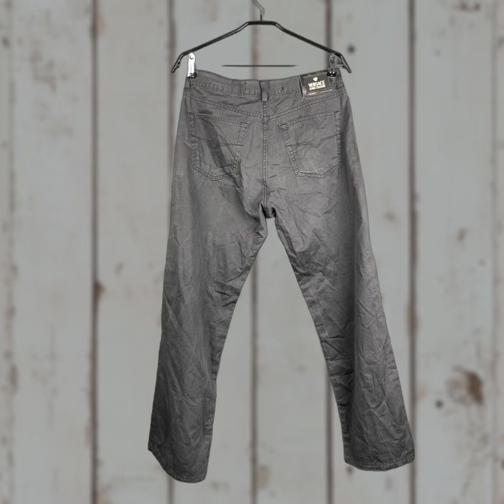 Versace Jeans Couture Versace Jeans Couture Mens Denim Jeans Size 34 Gray Cotton Straight Leg Biker Jeans Size US 34 / EU 50 - 1 Thumbnail