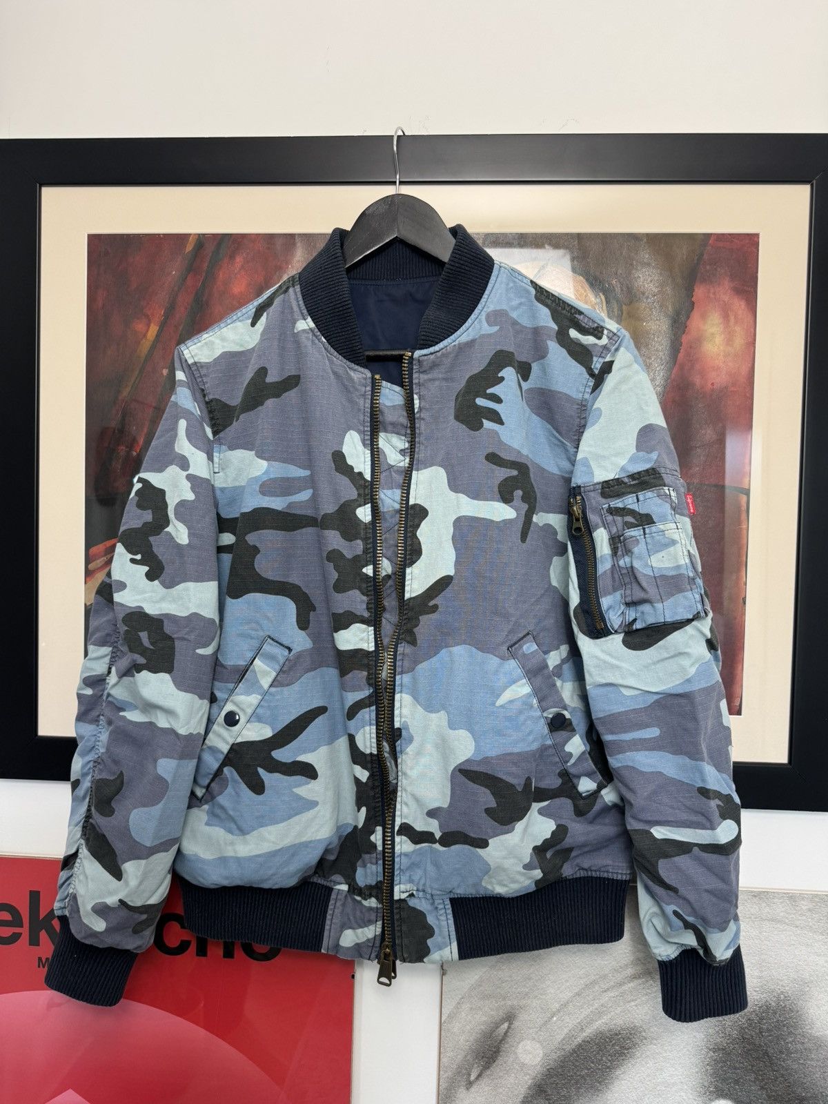 Supreme Supreme Reversible Camo Cotton MA-1 Bomber Jacket 2015 Rare Size US M / EU 48-50 / 2 - 3 Thumbnail