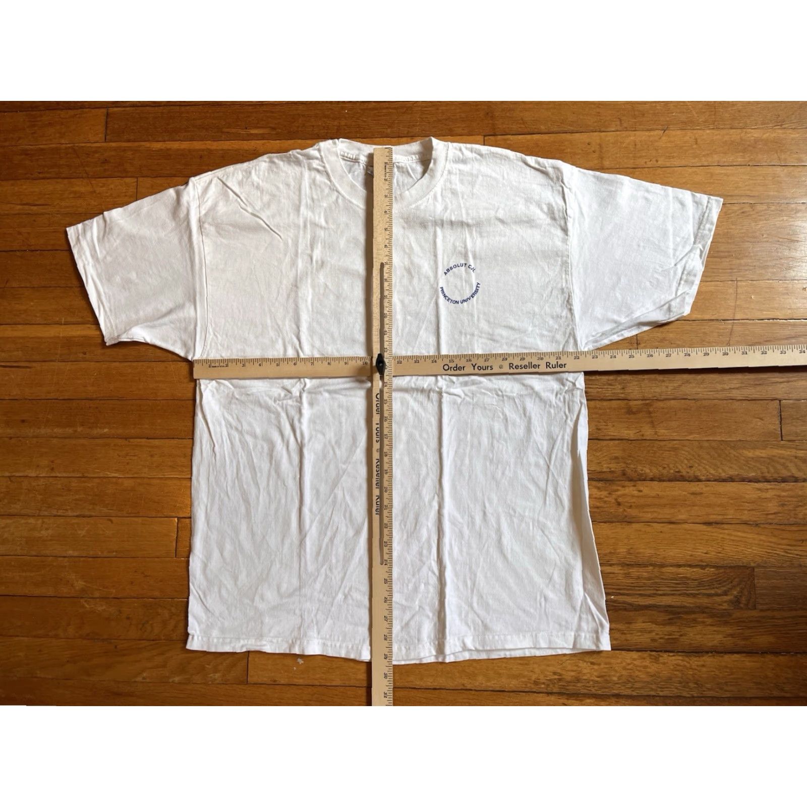 Hanes VINTAGE Hanes CJL Shirt XL White Princeton University Center For Jewish Life Absolut CJL Shirt Size US XL / EU 56 / 4 - 7 Thumbnail