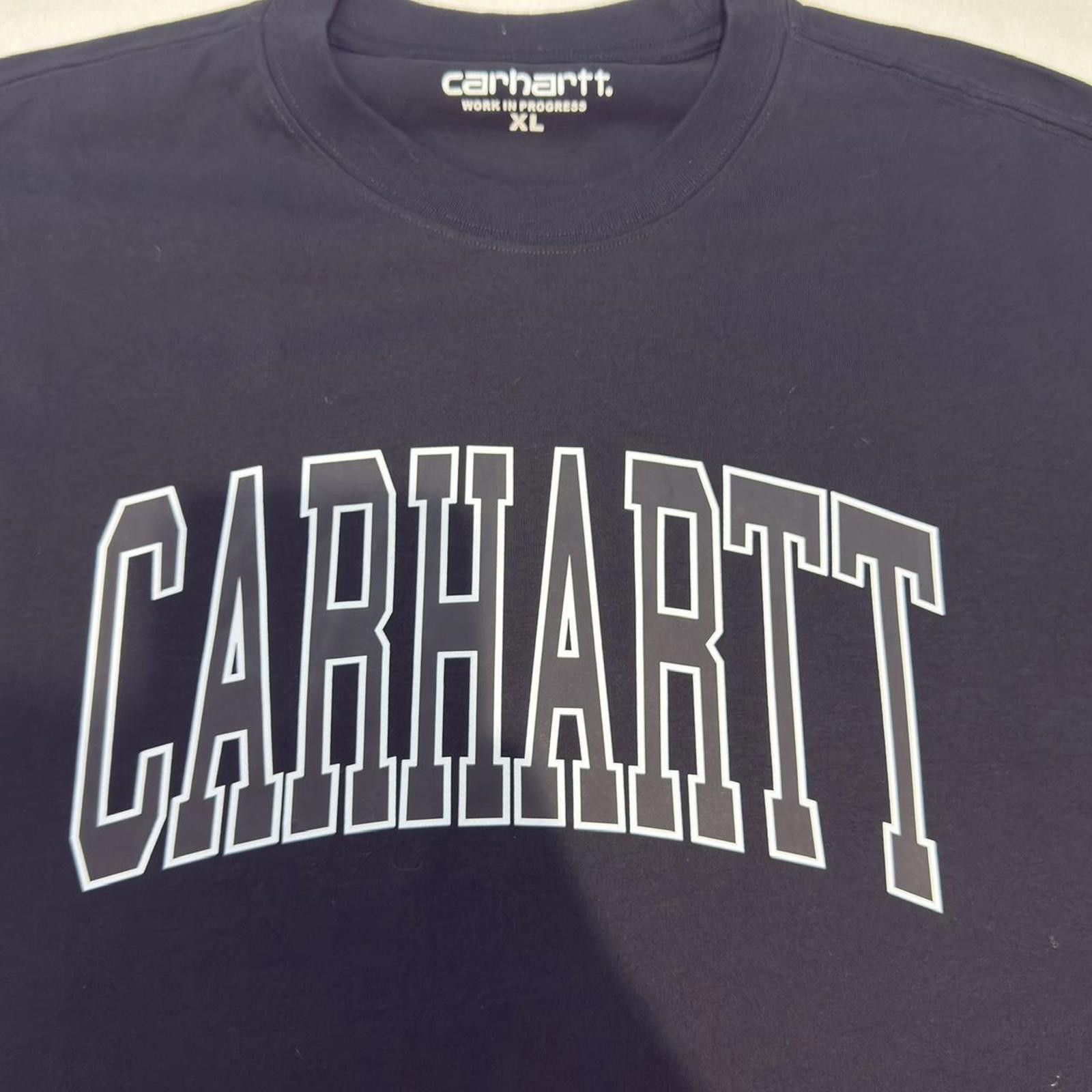 Carhartt Wip Carhartt WIP Black Logo T-shirt XL Size US XL / EU 56 / 4 - 3 Thumbnail