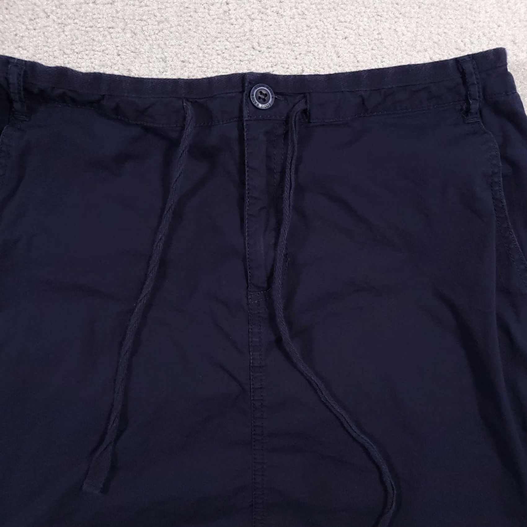 Eddie Bauer Eddie Bauer Mini Skirt Drawstring Women's 6 Navy Blue Casual Outdoor Pockets Skirt Beach Outdoor Womens 6 Navy Blue Size 28" / US 6 / IT 42 - 3 Thumbnail