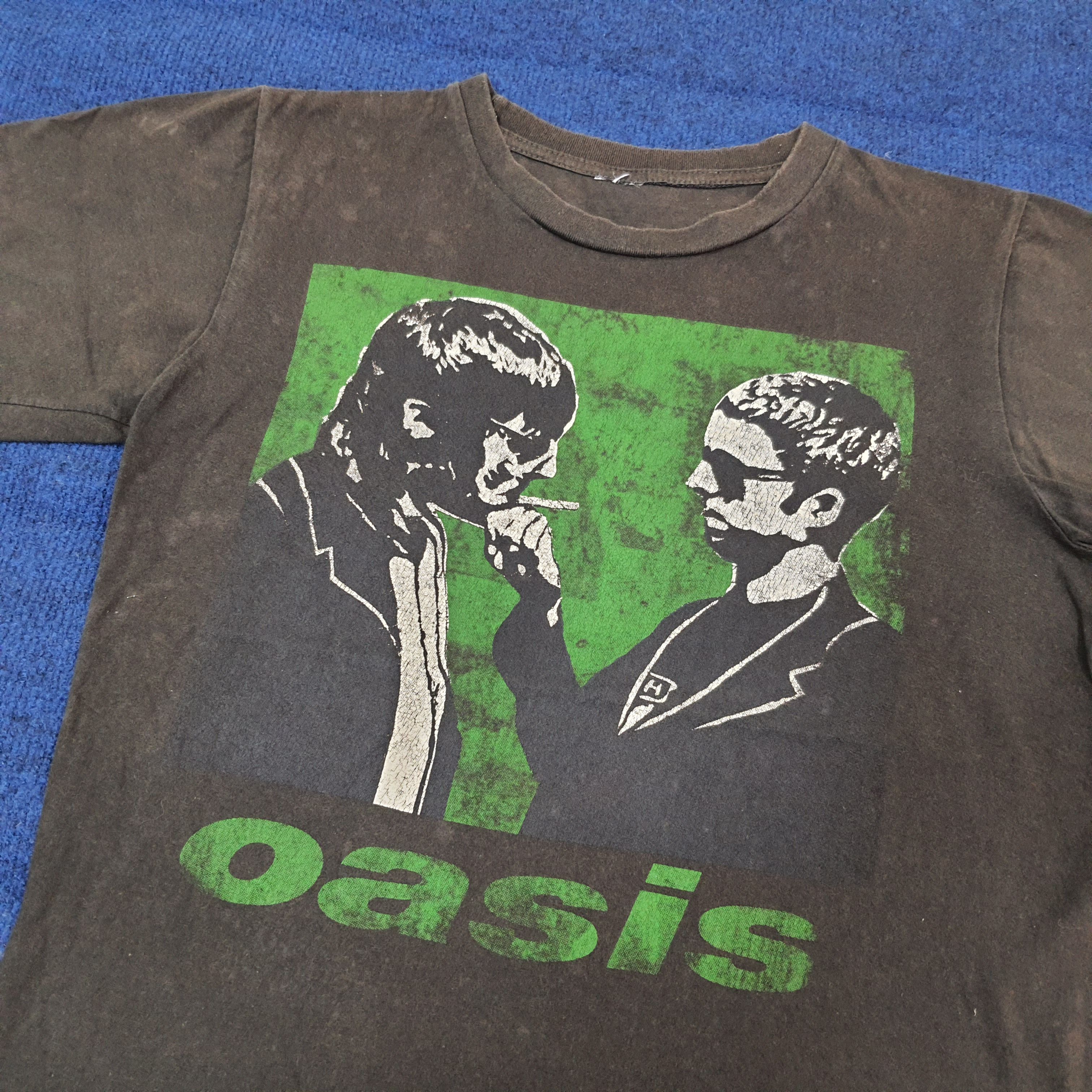 Band Tees Vintage OASIS American 90s Rock Band Tshirt C259N8 Size US S / EU 44-46 / 1 - 2 Thumbnail