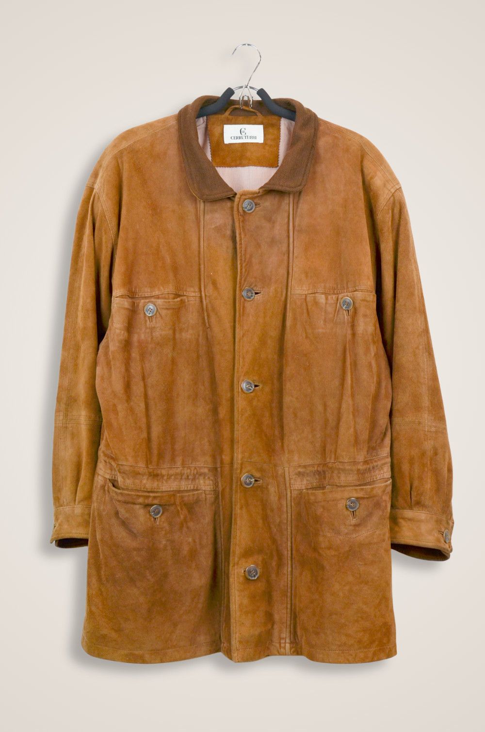 Cerruti 1881 Leather Field Coat – Size L