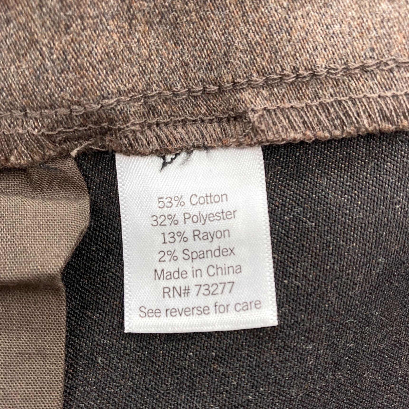 Croft & Barrow Croft & Barrow The Effortless Stretch Pant Women's 18 Brown Stretch Straight Pant Size 26" / US 2 / IT 38 - 7 Thumbnail