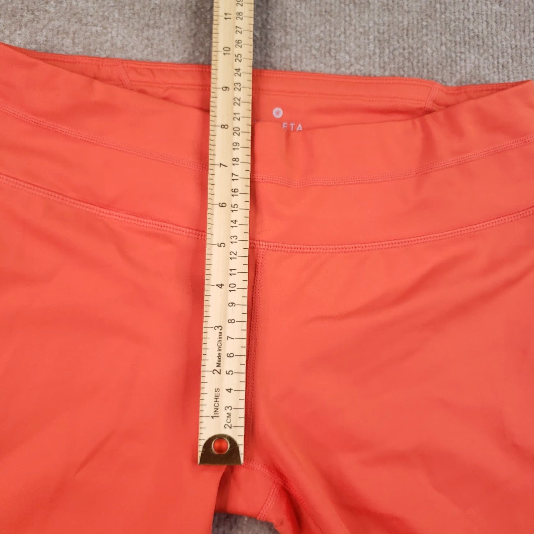Athleta Athleta Pants Womens M Orange Capri Athleisure Stretch Yoga Casual Relaxed Size 32" / US 10 / IT 46 - 7 Thumbnail