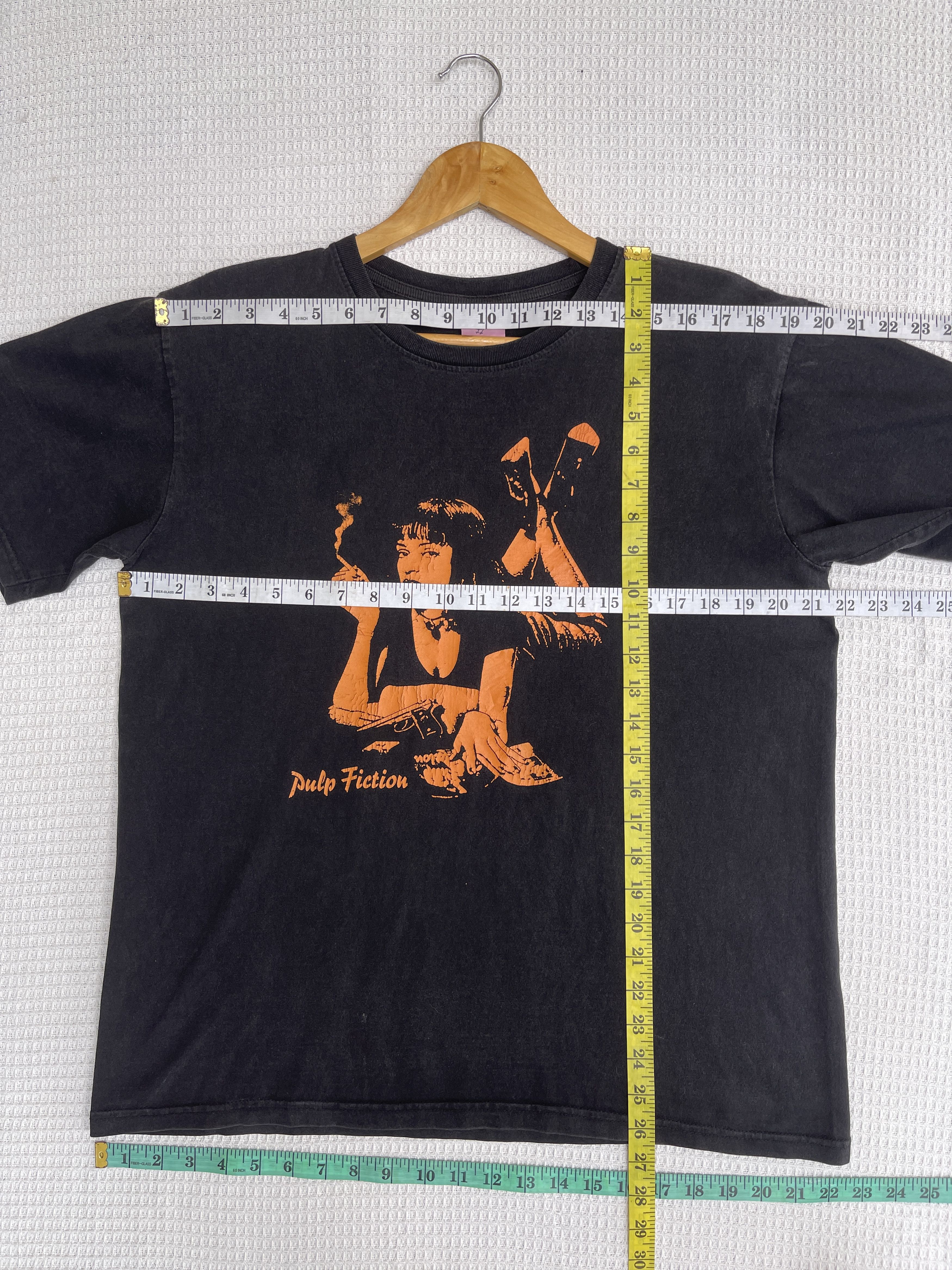 Vintage Last Drop🔥Rare🔥Vintage Pulp Fiction Sun Faded T-Shirt Size US M / EU 48-50 / 2 - 8 Thumbnail