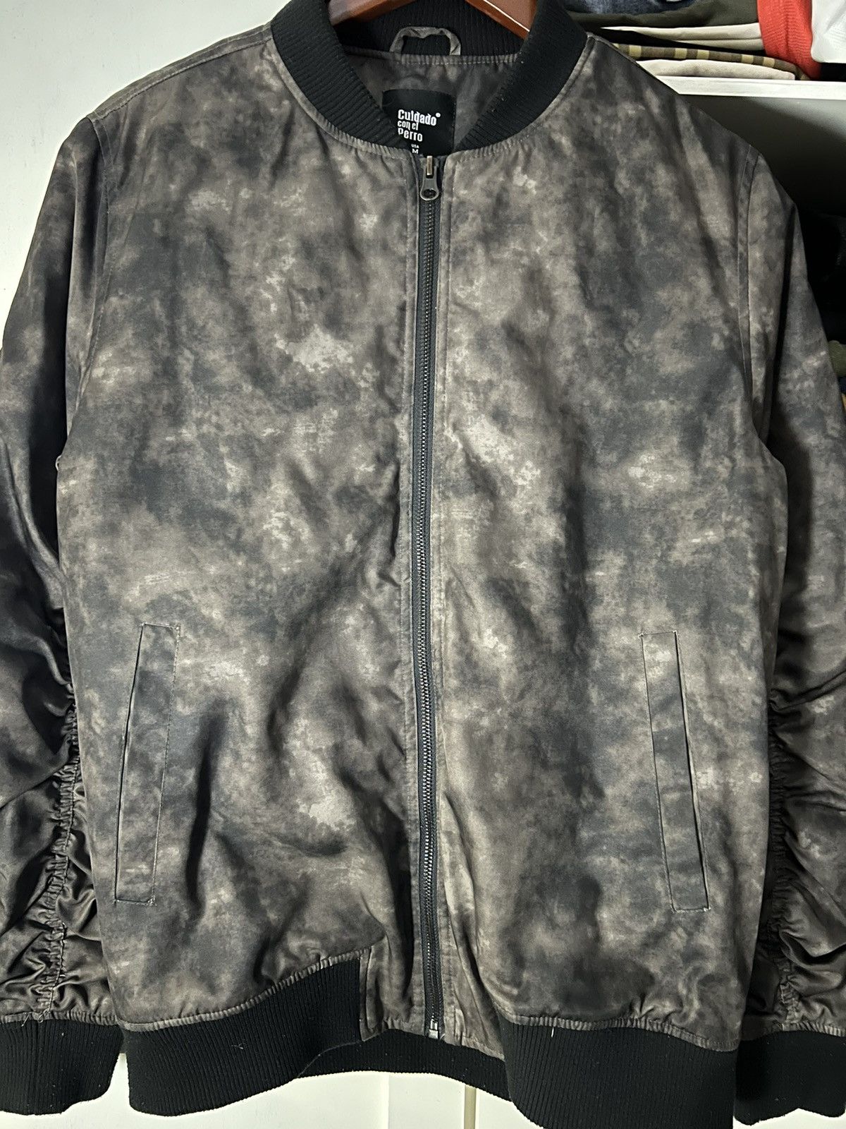 Vintage Vintage 2000s Military Bomber Zip Up Jacket Size US M / EU 48-50 / 2 - 2 Thumbnail