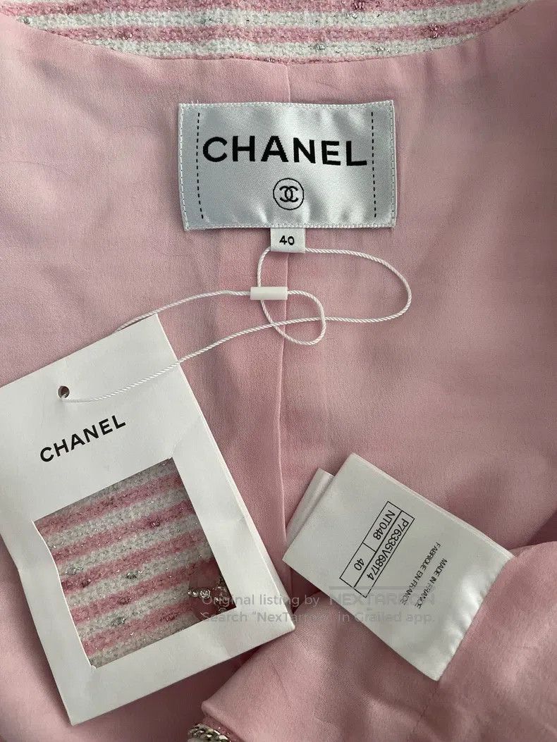 Chanel Chanel 2024 Early Spring Vacation Series 24c Cherry Blosso Size S / US 4 / IT 40 - 3 Thumbnail