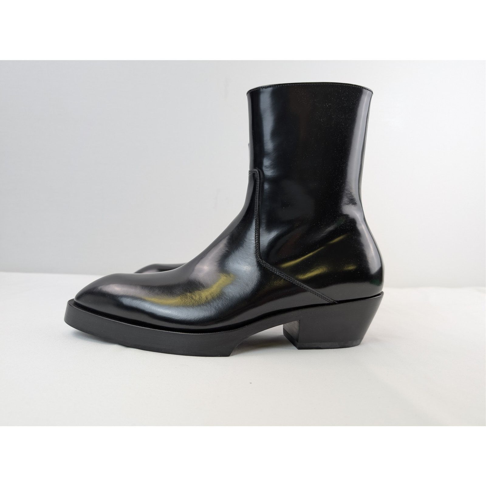 Bottega Veneta o1rshd1 Texas Calf Dalton Ankle Boots in Black Size US 9 / EU 42 - 10 Thumbnail