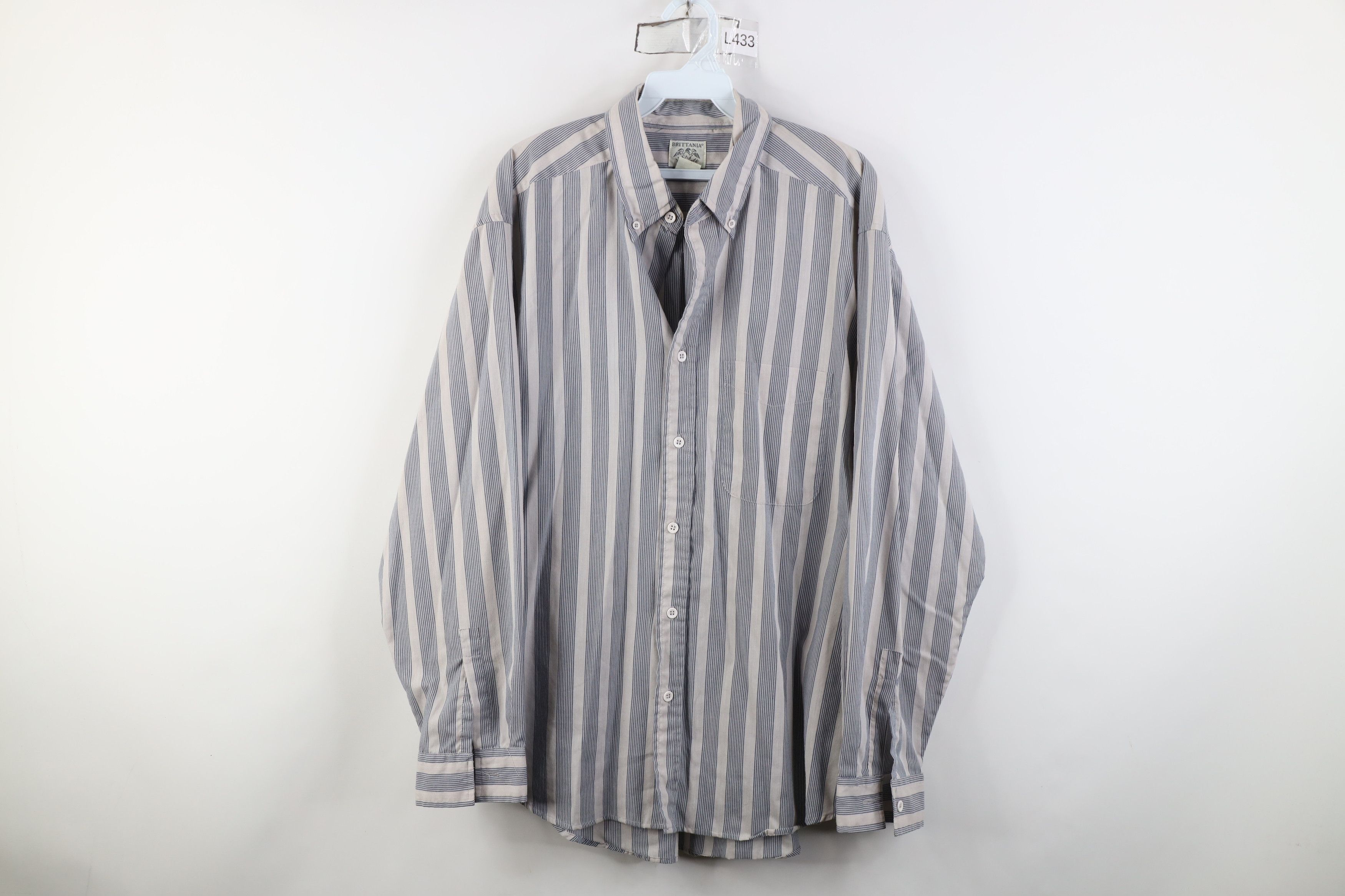 Vintage Vintage 90s Streetwear Block Collared Button Down Shirt Size US XL / EU 56 / 4 - 1 Thumbnail