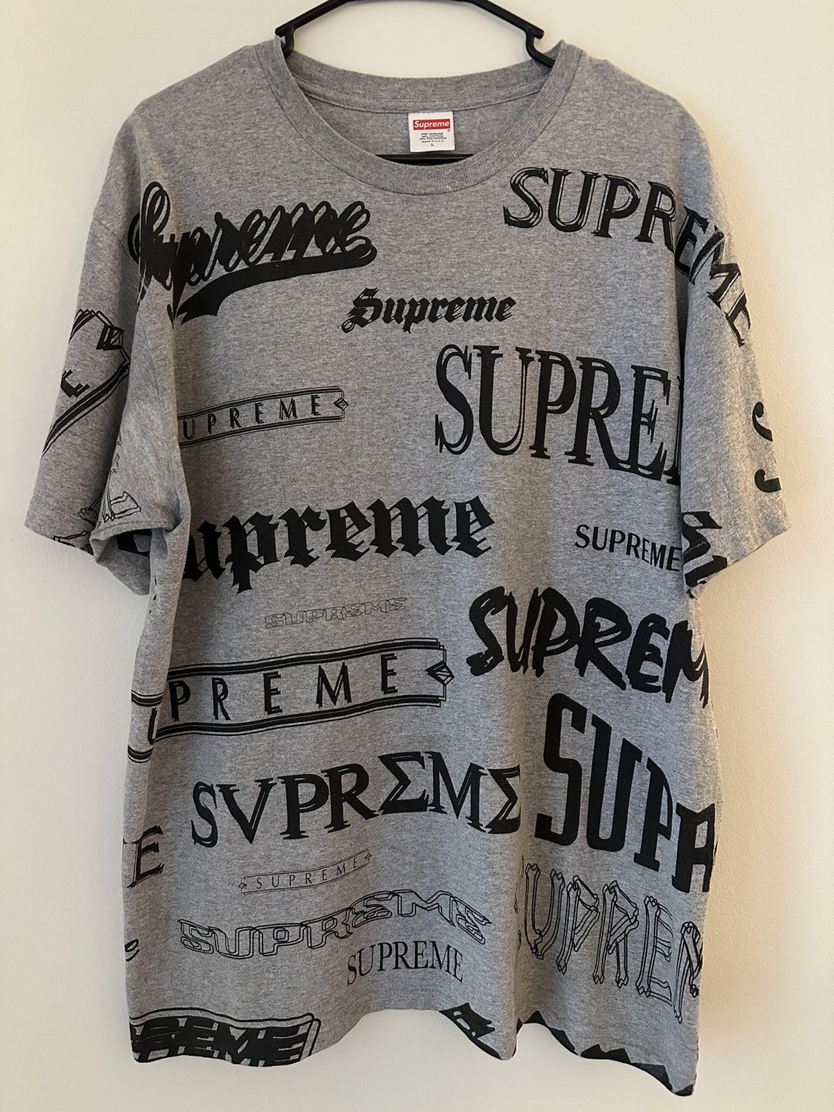 Supreme Supreme Multi Logo Tee Size US L / EU 52-54 / 3 - 1 Thumbnail