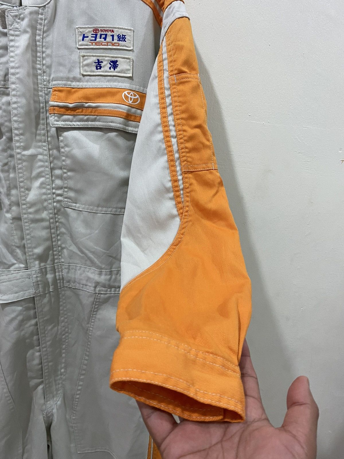 Industrie VTG Toyota Techno Coverall Japan Factory Size US L / EU 52-54 / 3 - 7 Thumbnail