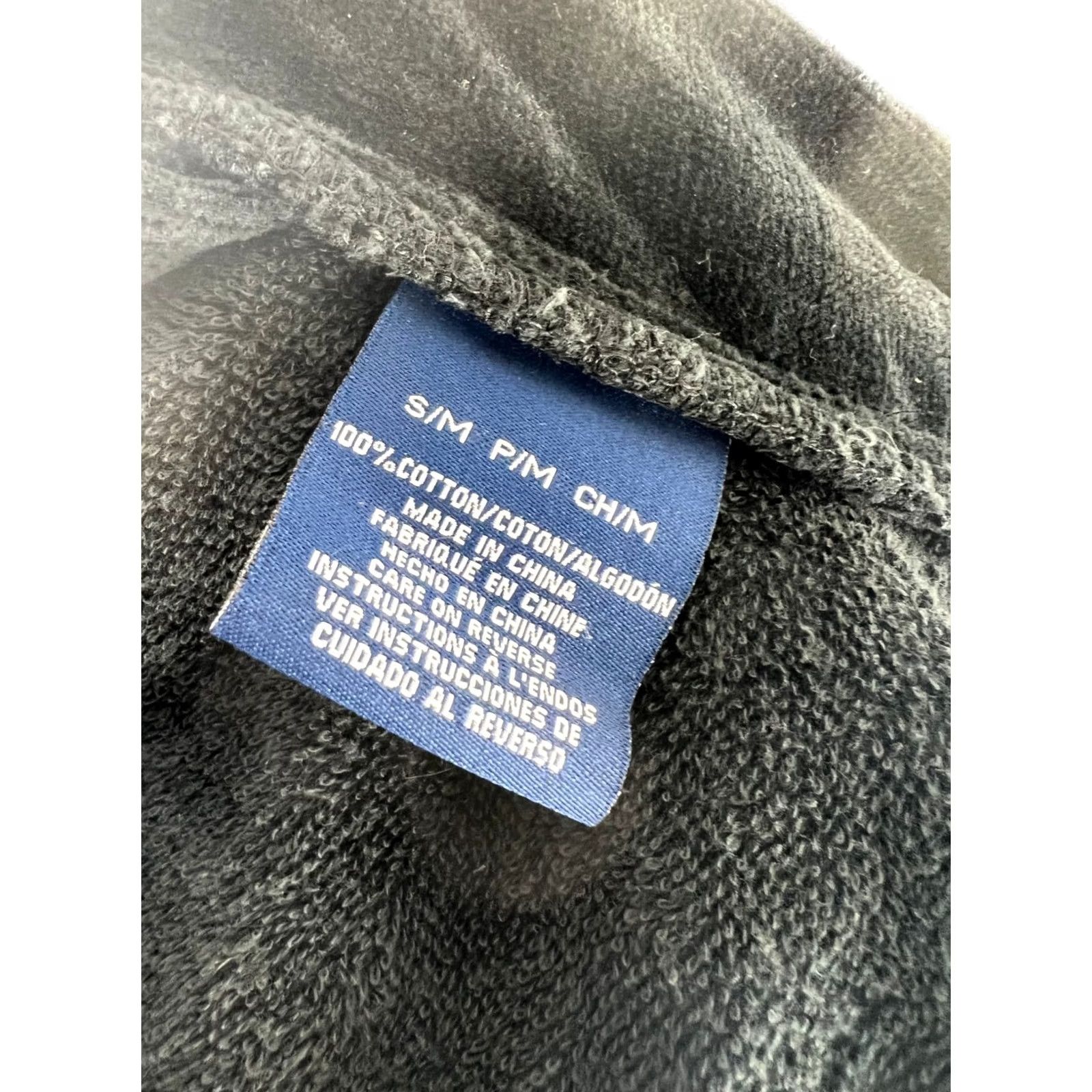 Polo Ralph Lauren Ralph Lauren POLO Robe Men's 100% Cotton Terry Wrap Small RL91 Black Plush Belted Tie Shawl Collar Logo Size US S / EU 44-46 / 1 - 3 Thumbnail