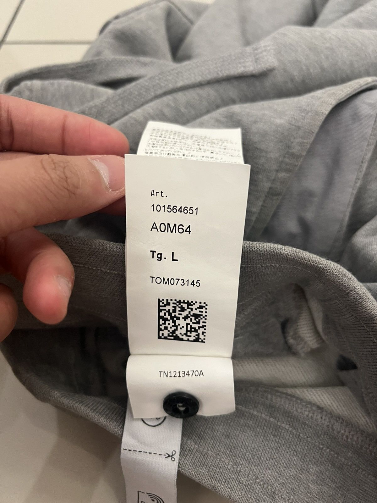 Stone Island Stone Island Grey Sweat Shorts (7415L0803) Size US 36 / EU 52 - 11 Thumbnail