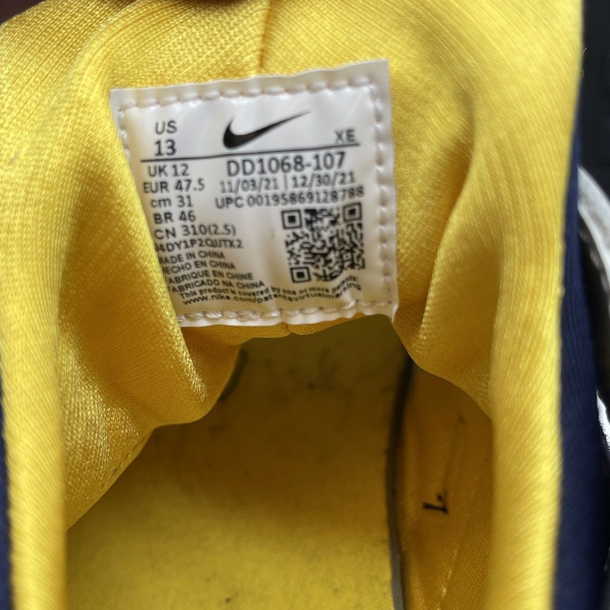Nike Air huarache Michigan Size US 13 / EU 46 - 8 Thumbnail