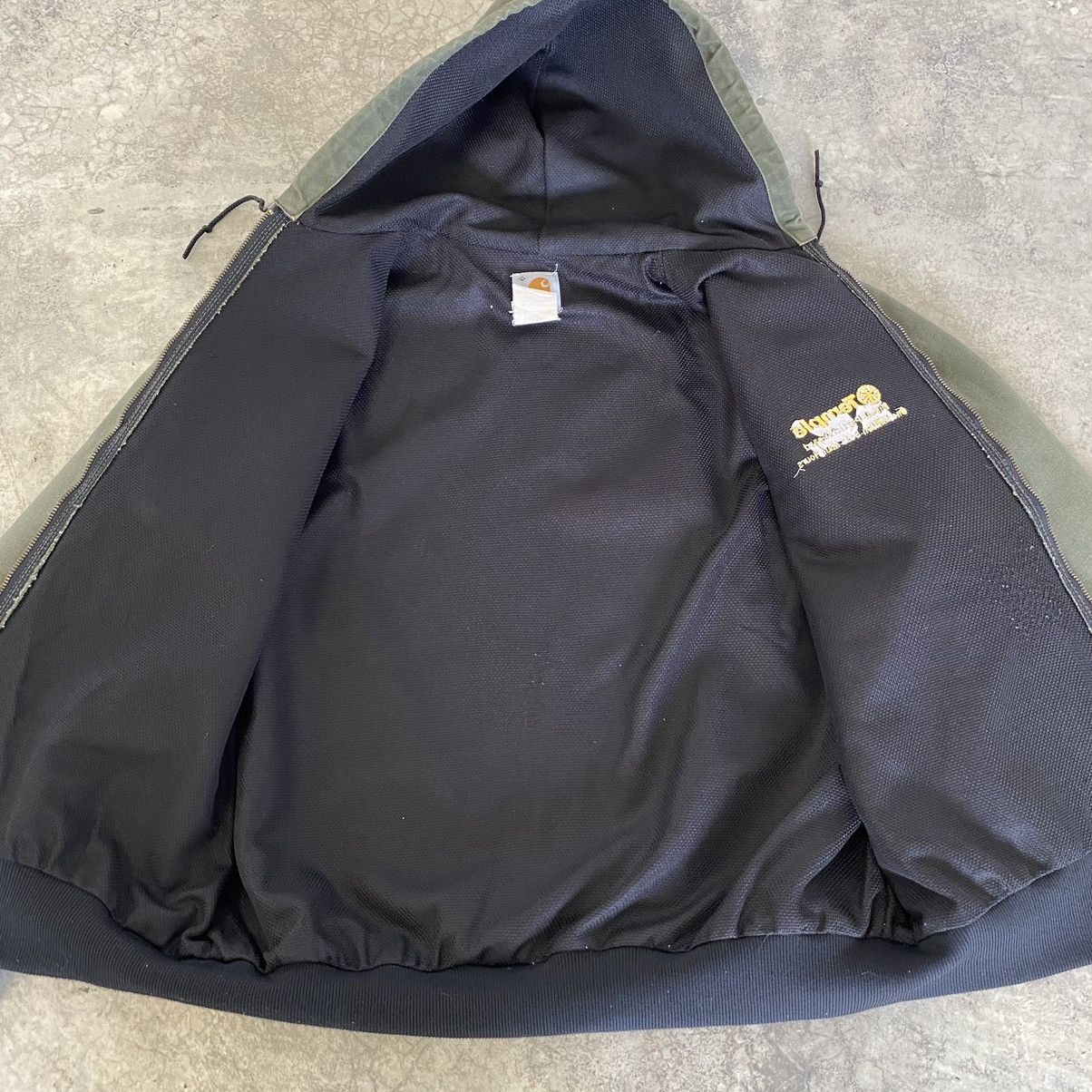 Carhartt × Vintage Vintage Carhartt Moss Green Hooded Active Jacket Size US L / EU 52-54 / 3 - 24 Thumbnail