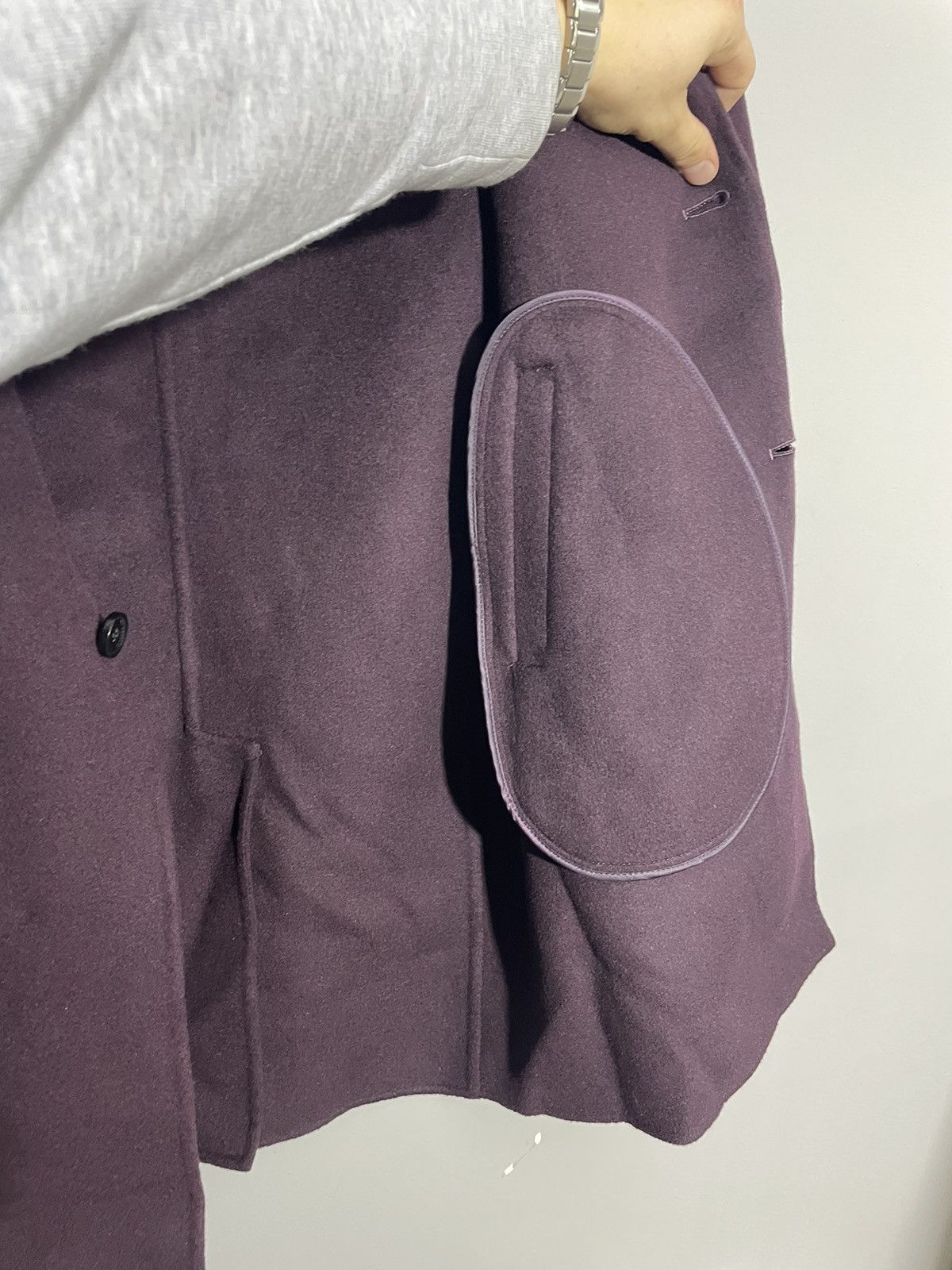 The Kooples The Kooples Burgundy Wool Coat Jacket size 44 Size M / US 6-8 / IT 42-44 - 14 Thumbnail