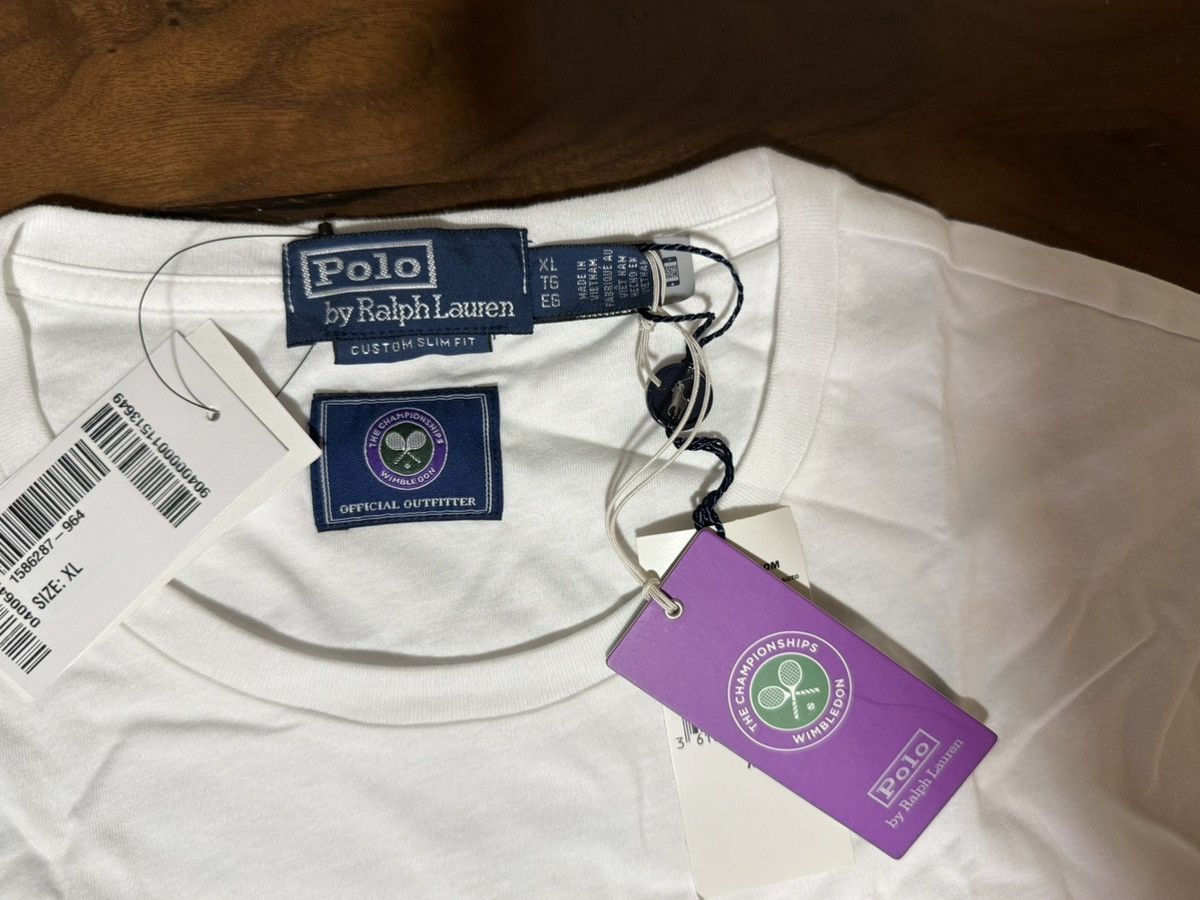 Polo Ralph Lauren Polo Ralph Lauren Wimbledon Slim Graphic Print T-Shirt XL Size US XL / EU 56 / 4 - 4 Thumbnail
