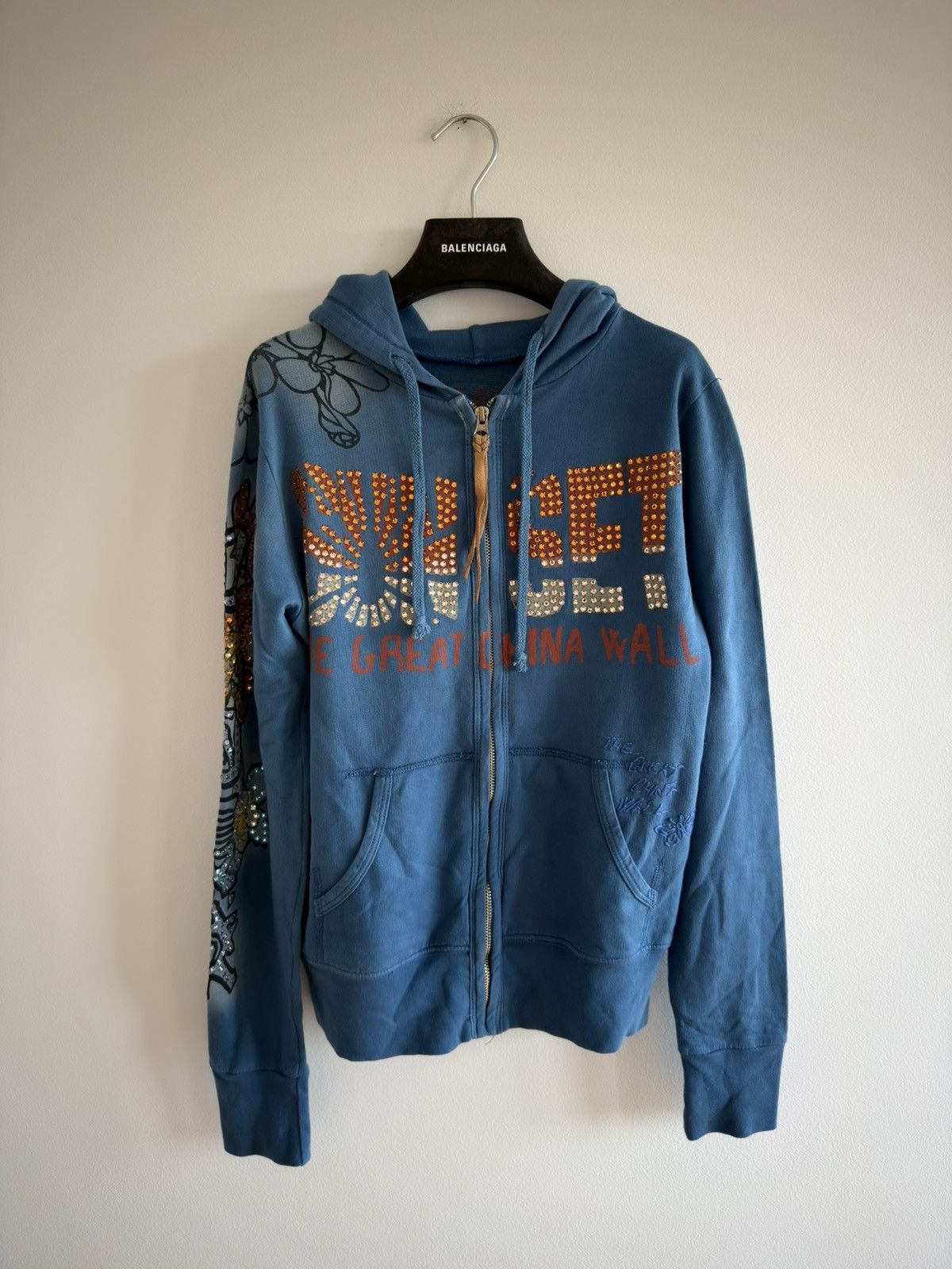 The Great China Wall *RARE* 90s VINTAGE THE GREAT CHINA WALL TGCW HOODIE SUNSET Size S / US 4 / IT 40 - 1 Thumbnail