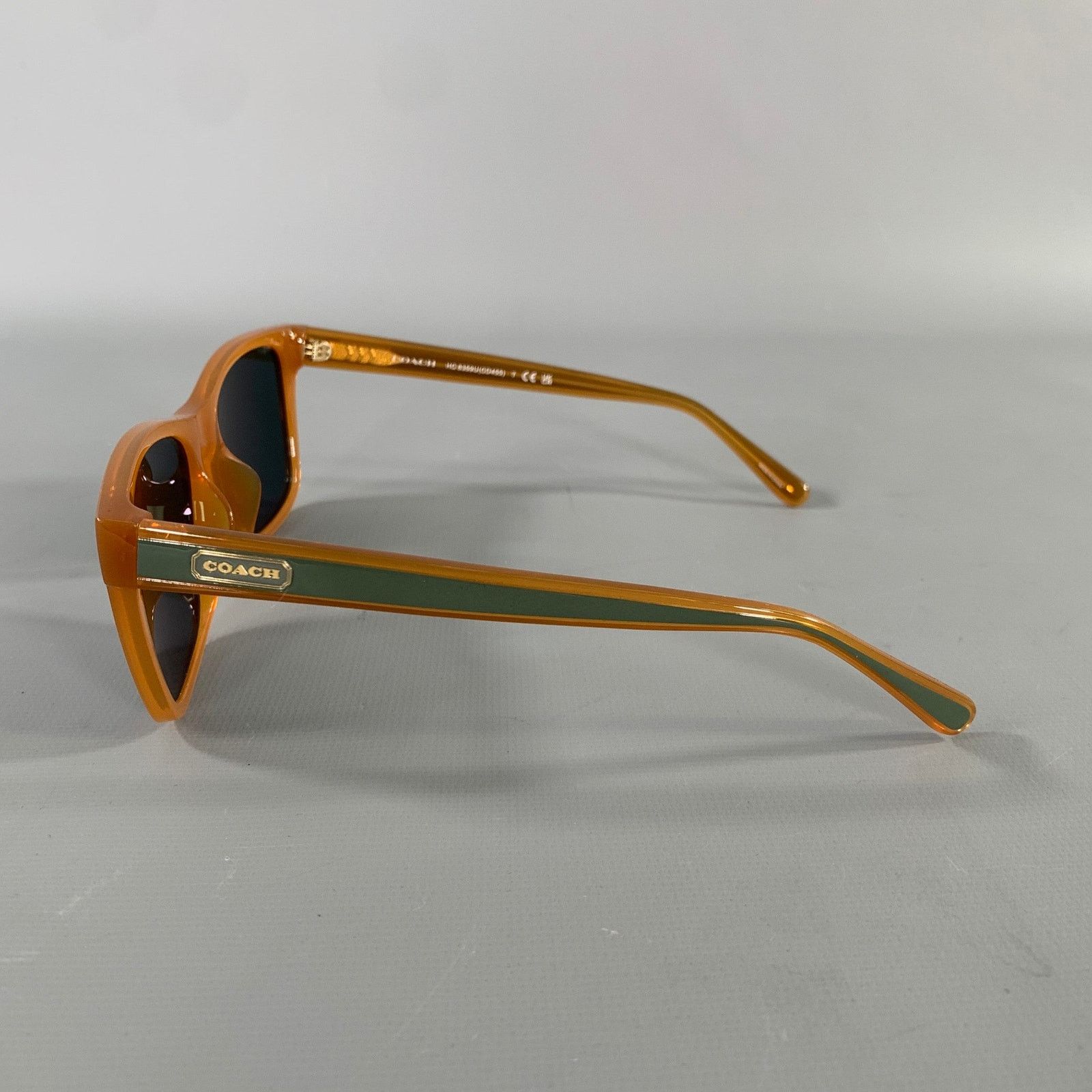 Coach COACH Brown Logo Acetate Sunglasses & Eyewear Size ONE SIZE - 4 Thumbnail