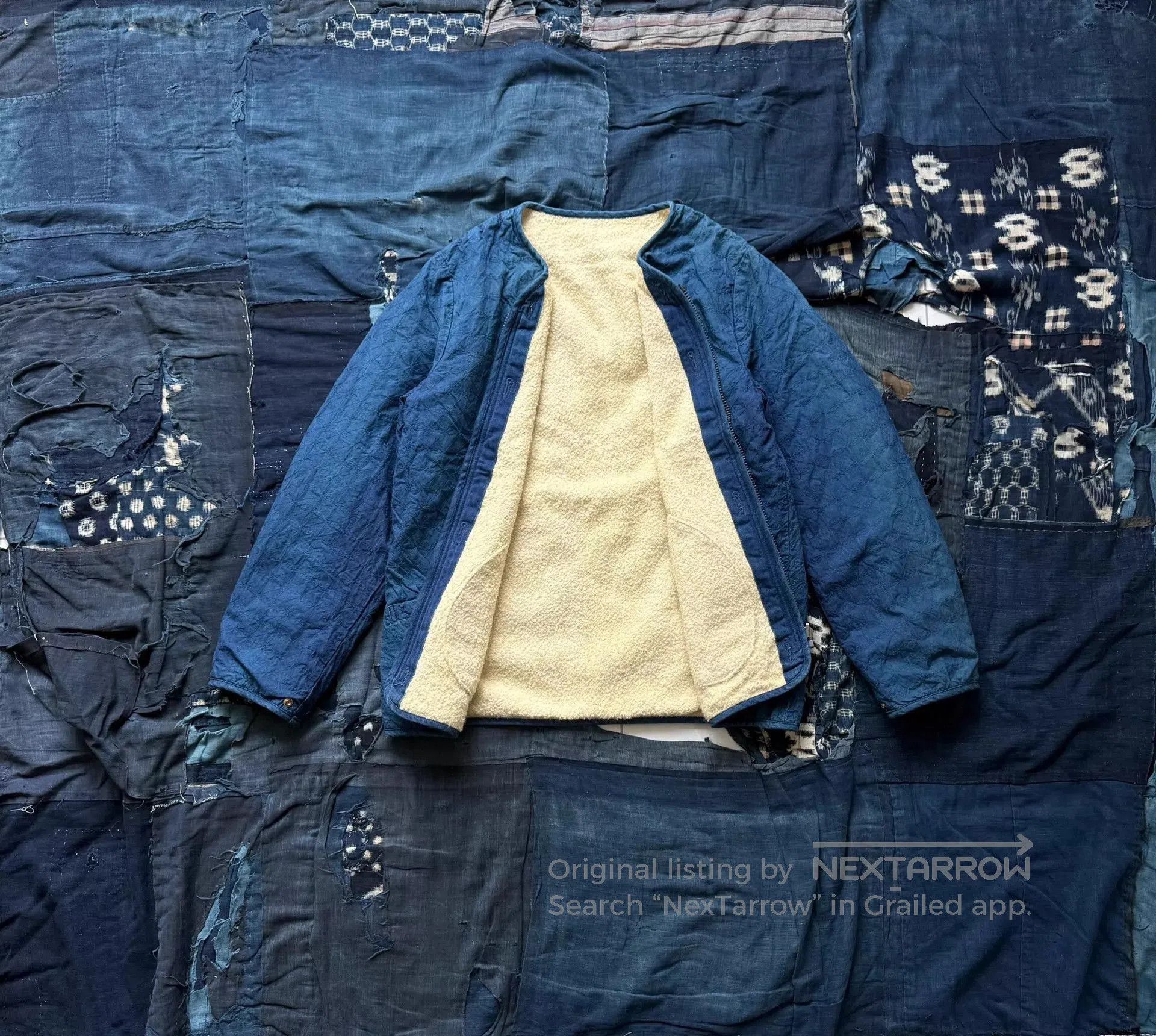 Visvim Blue Zip-Up Light Jacket Size M. Size US M / EU 48-50 / 2 - 2 Thumbnail